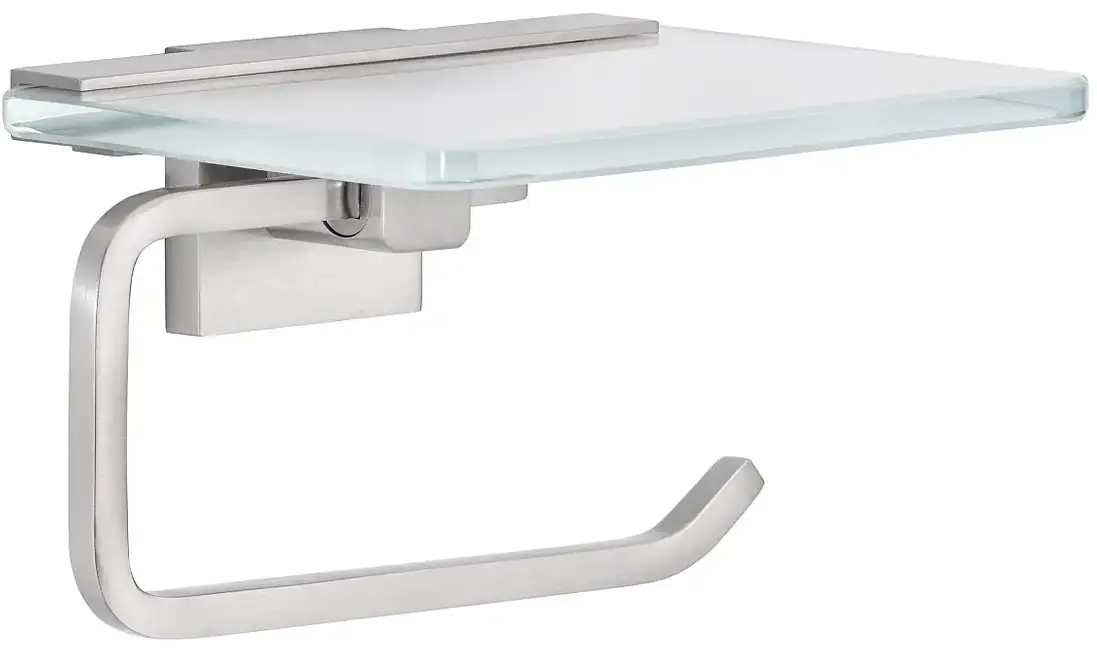 Tesa WC-Papierrollenhalter EXXCLUSIV  mit Ablage zum Kleben