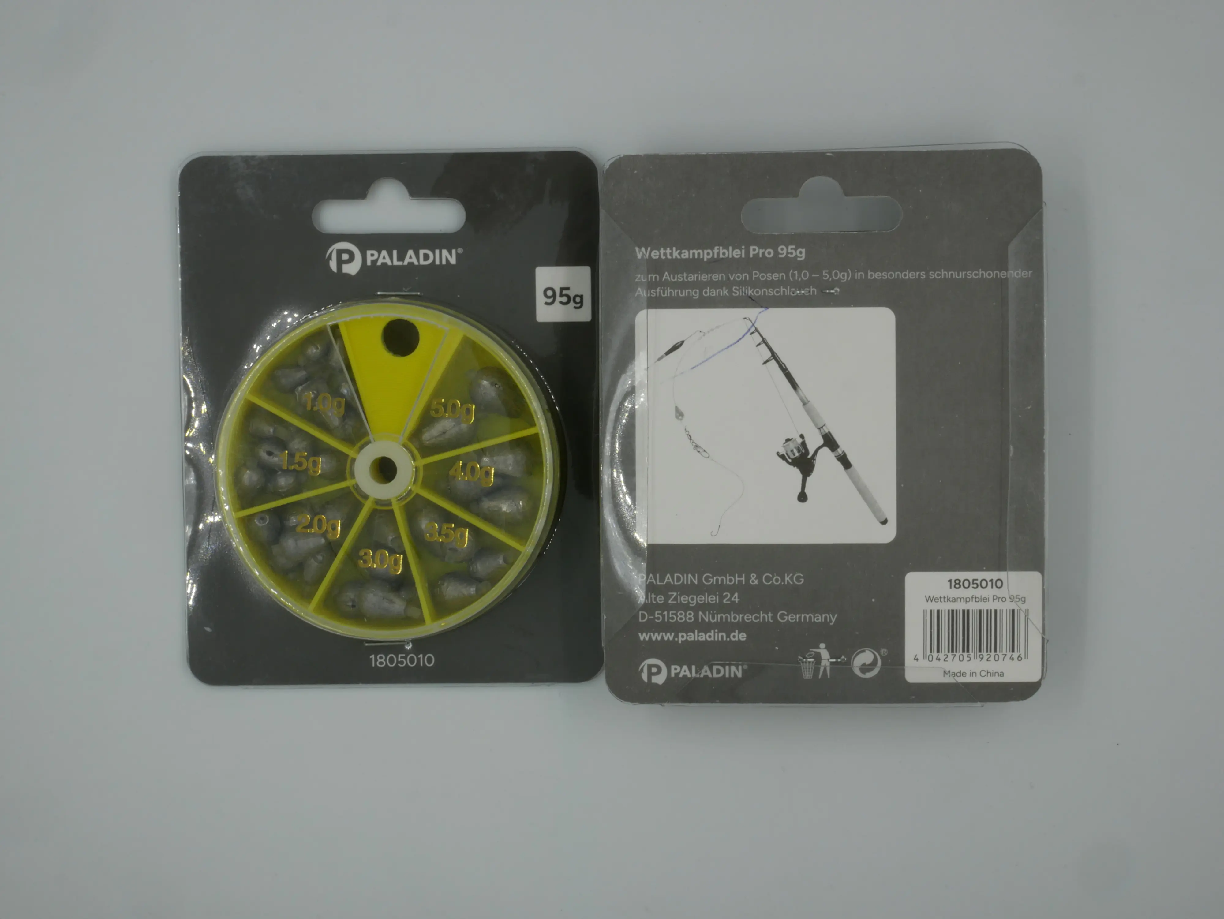 Angelblei 95g gelb 95g/gelb/1,0g, 1,5g, 2,0g, 3,0g,3,5g, 4,0g und 5,0g