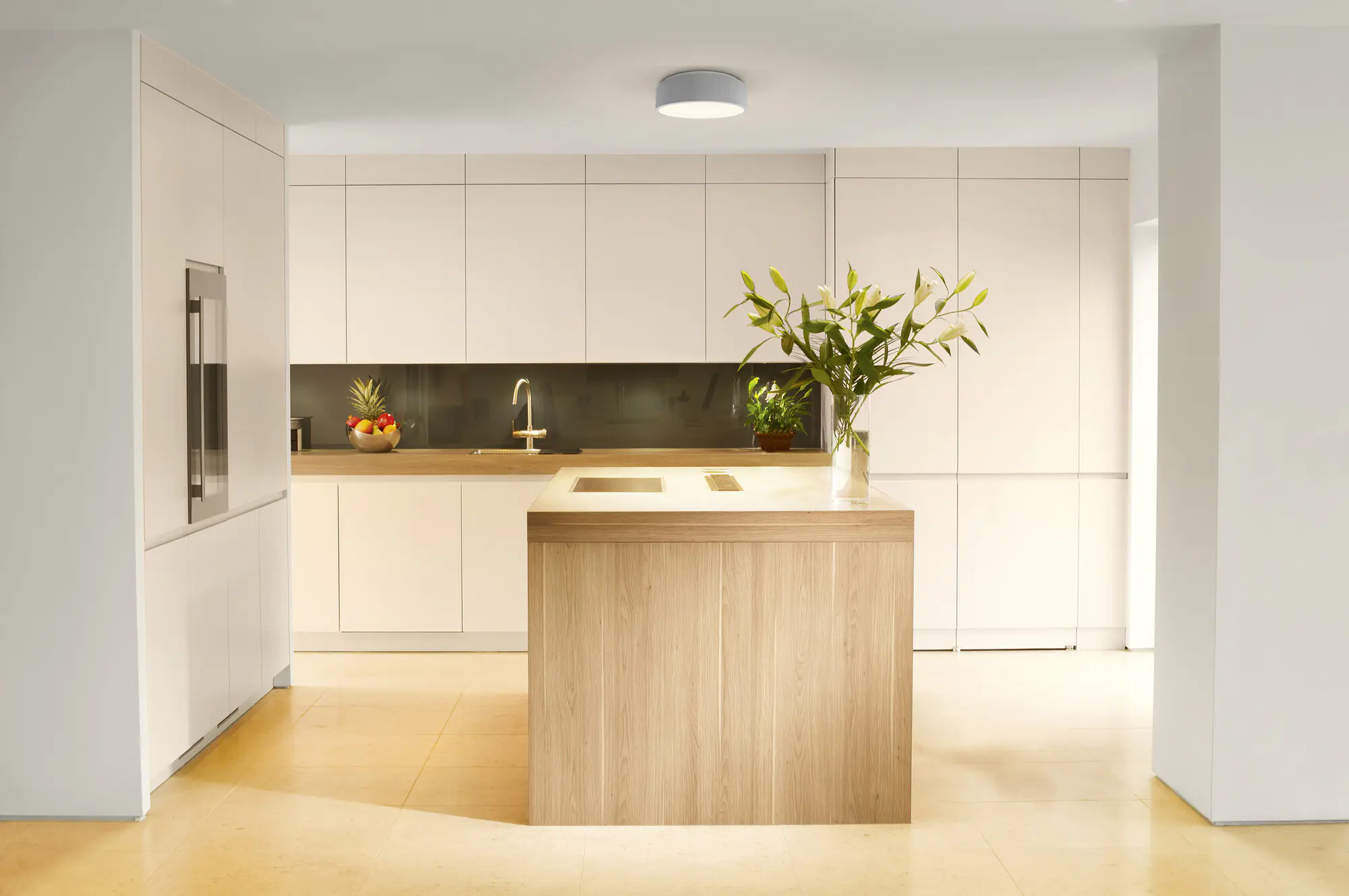 Ledvance LED Deckenleuchte Smart+ Orbis Cylinder grau Ø 45 cm