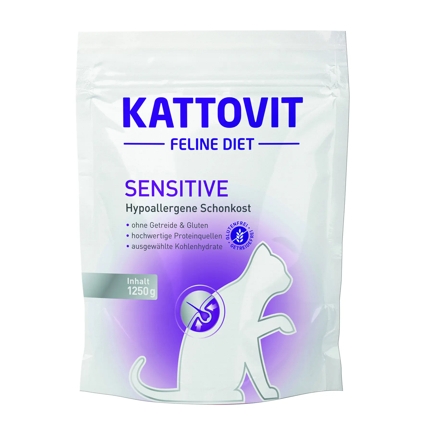 Kattovit Sensitive Katzentrockenfutter Adult  getreidefrei 1,25 kg Huhn