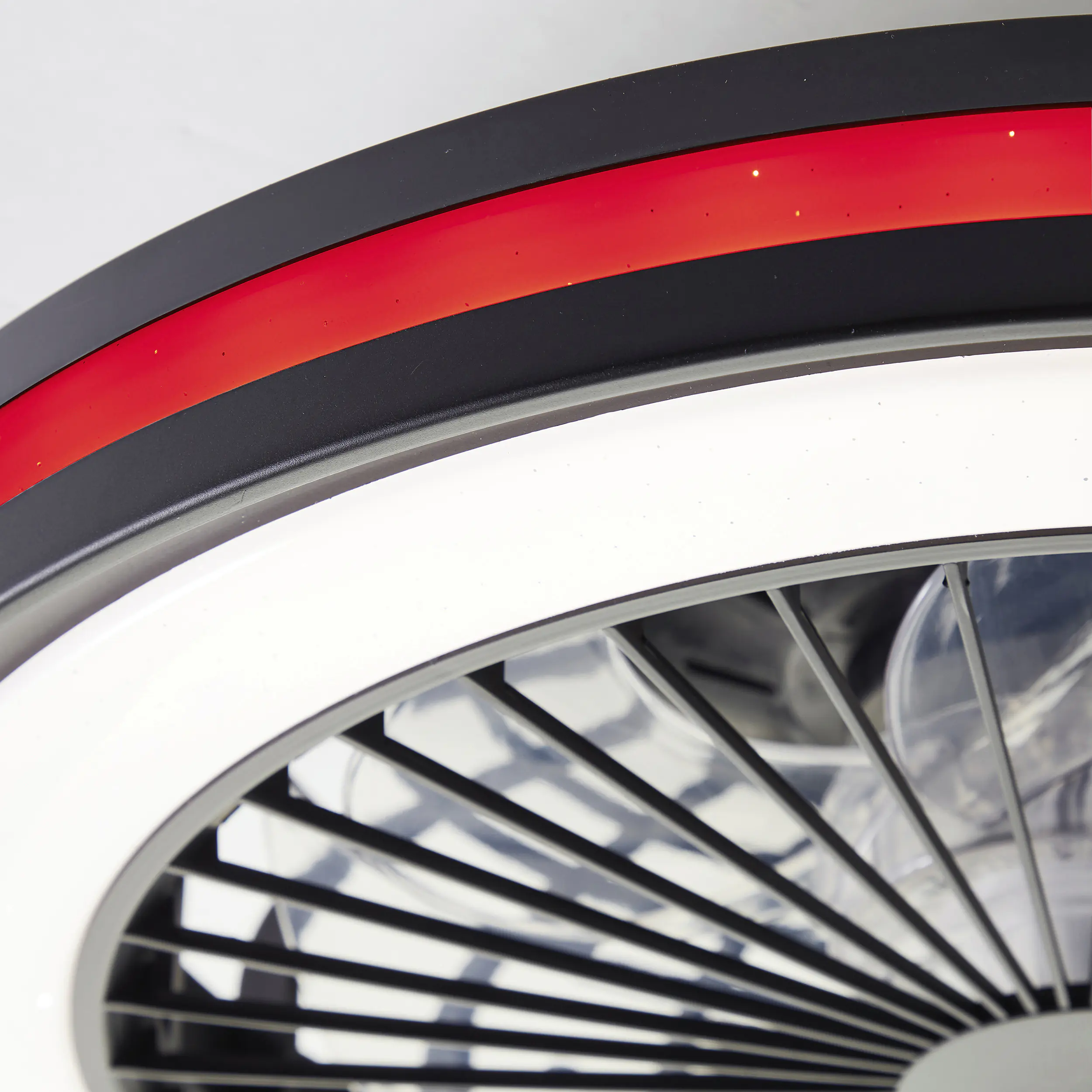 Brilliant LED Deckenventilator Palmero Ø 46,5 cm 40 W schwarz