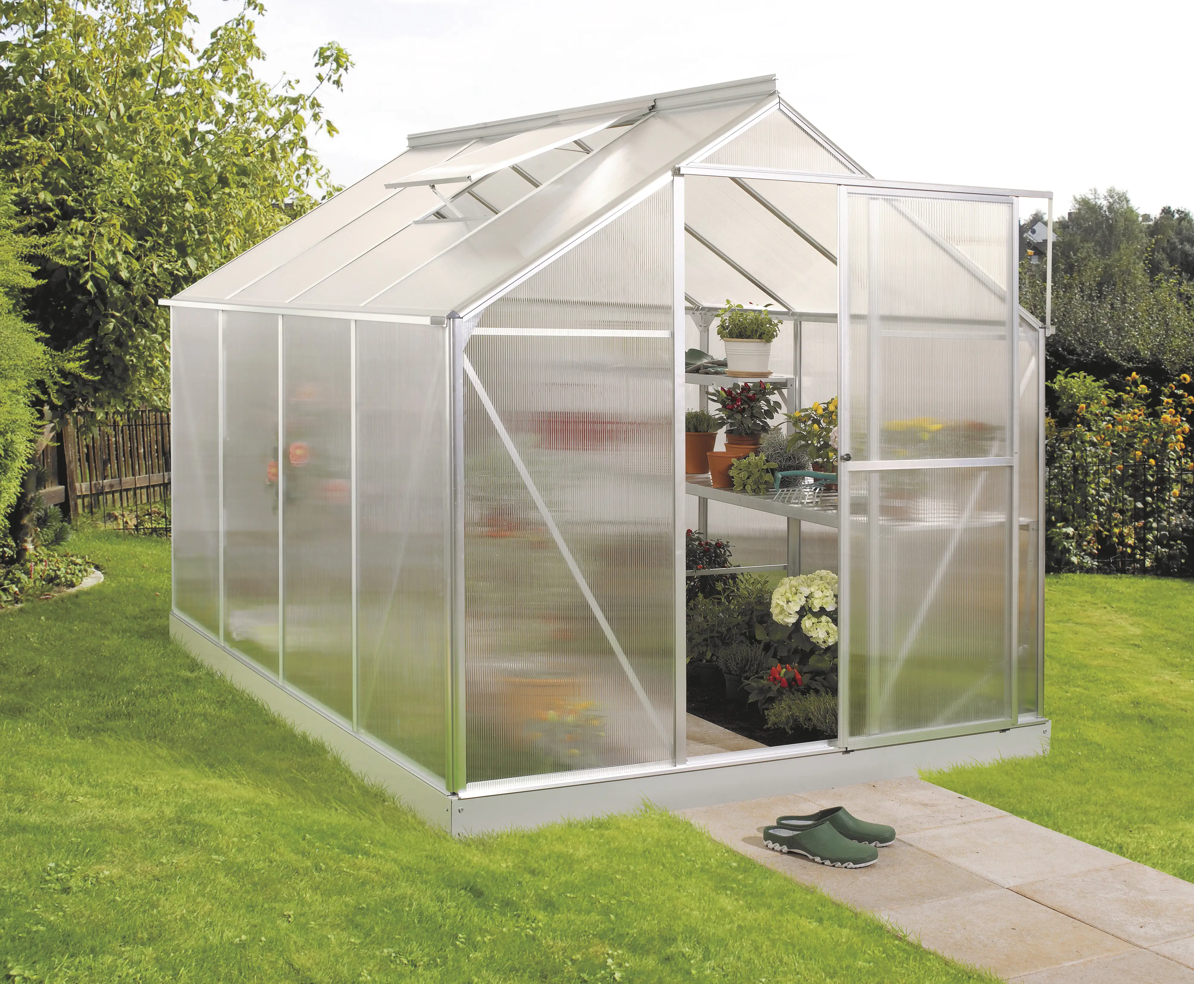 Vitavia Gewächshaus Eos 6000 190 x 302 cm 6 mm Hohlkammerplatten