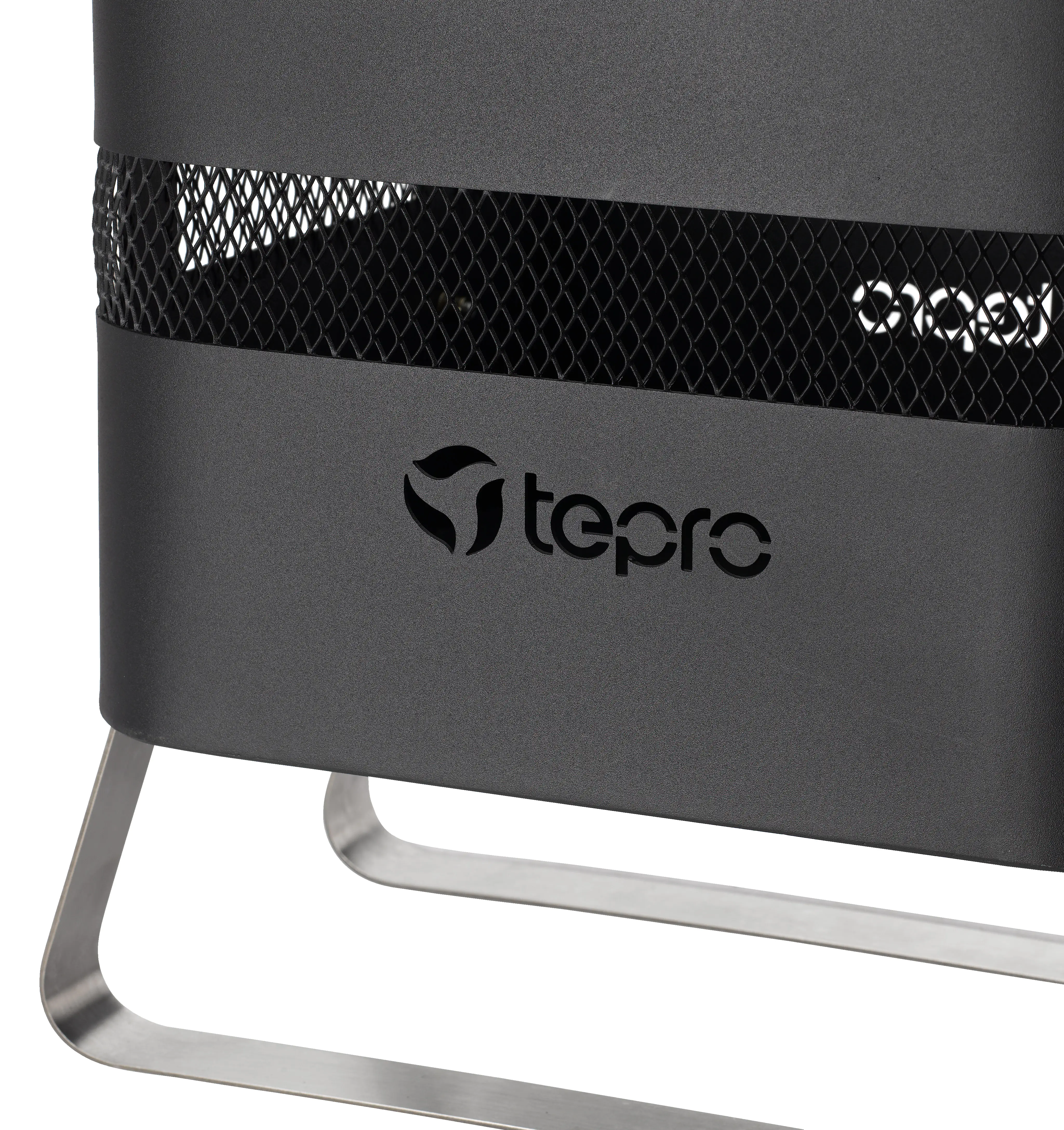 Tepro Design Feuerstelle schwarz / Edelstahl