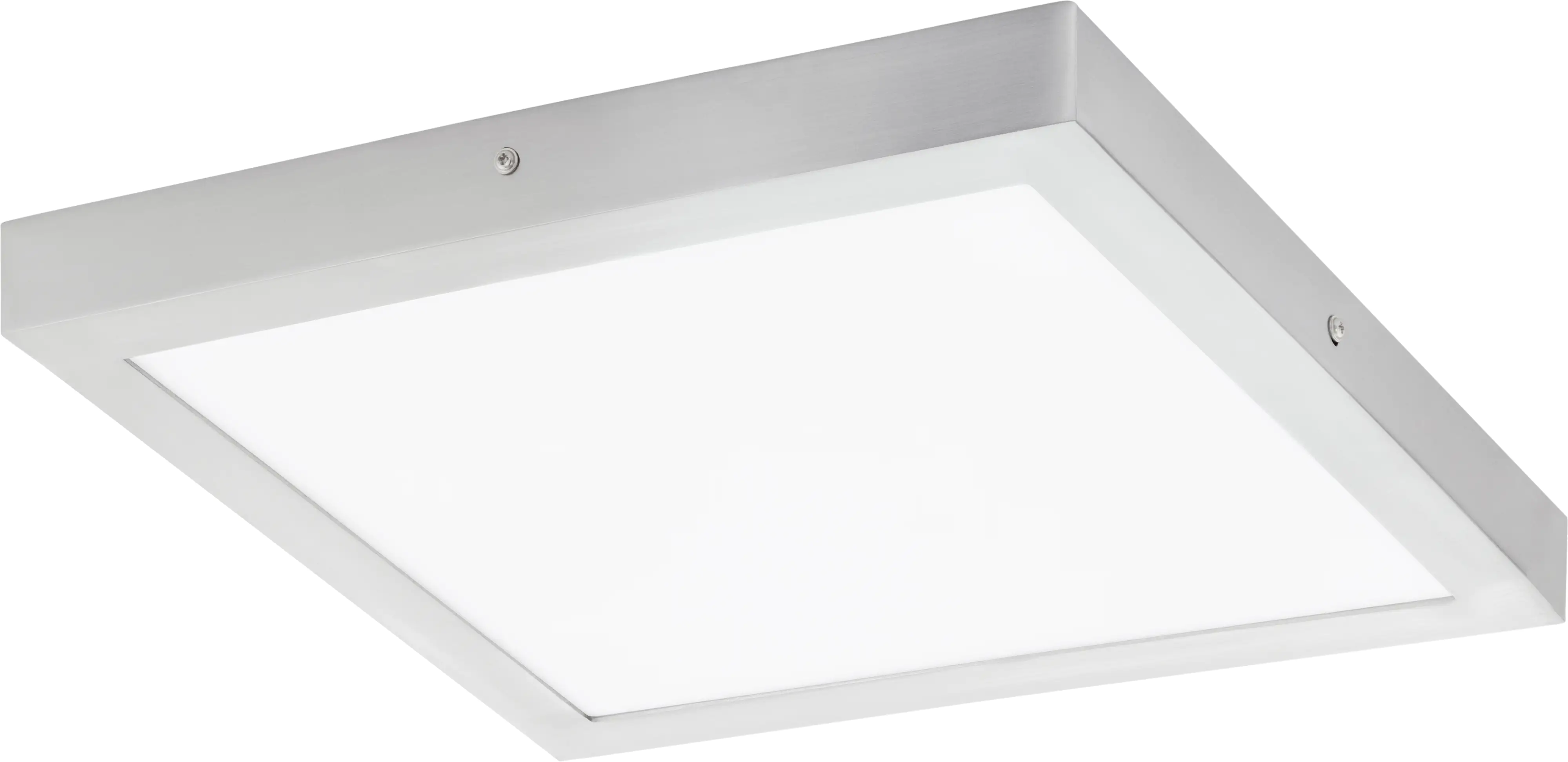 Eglo LED Deckenleuchte Fueva 1 silber 40 x 40 cm neutralweiß