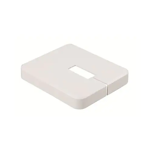 sanicomfort Kunststoffrosette K12 für Heizkörper-Standrohrfuß, weiß