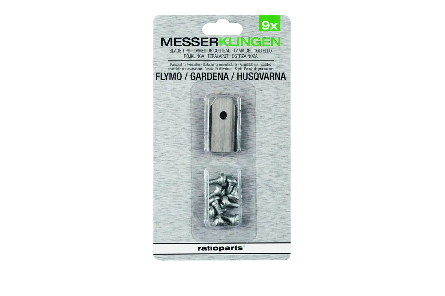 Ratioparts Ersatzmesser und Schraube für Gardena und Greenworks Mähroboter