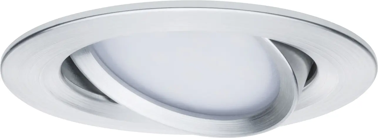 Paulmann LED Einbauleuchte Nova 3er Set alu 8,4 cm schwenkbar GU10 warmweiß