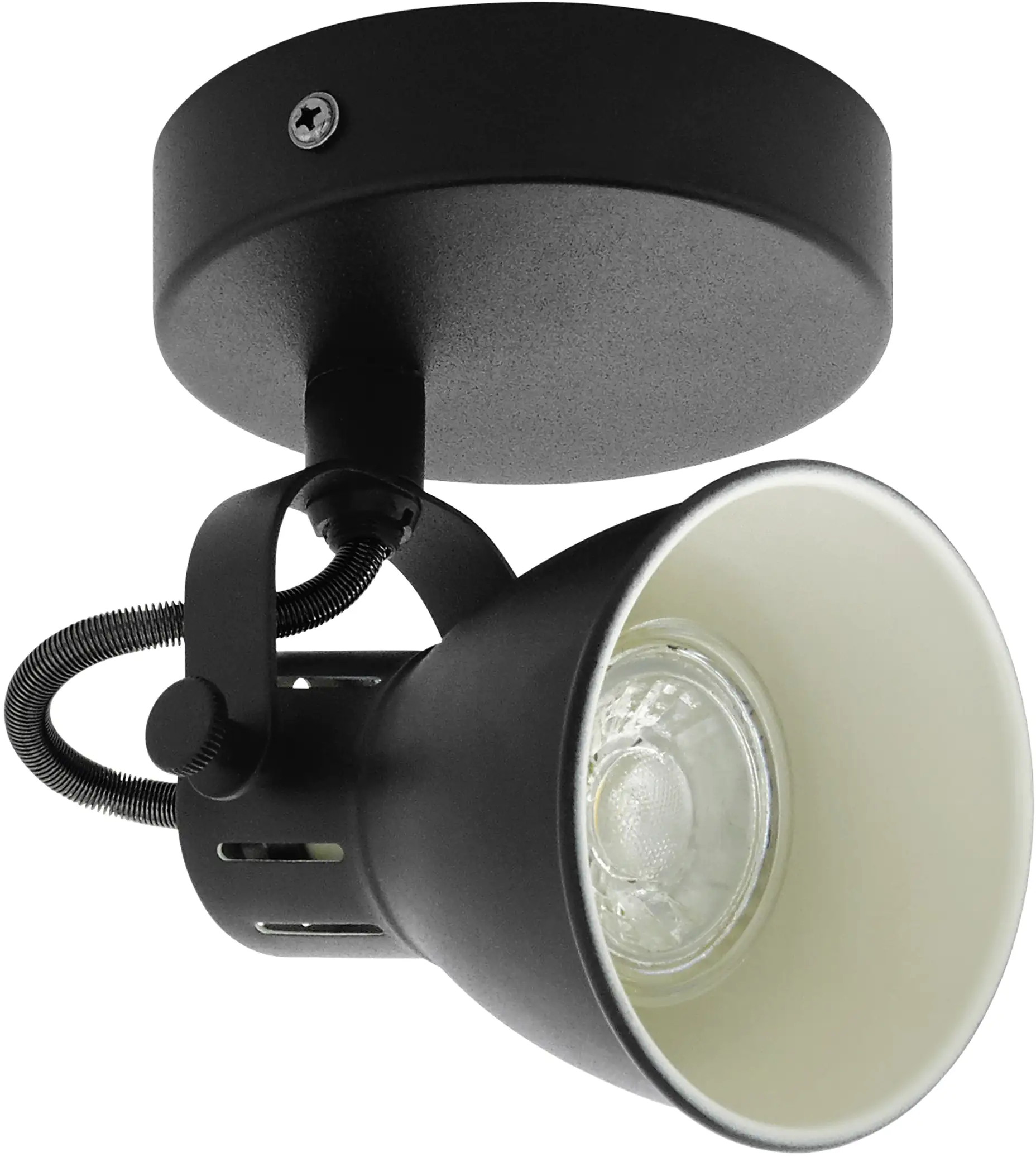9002759983970 Eglo 1er Spot Seras 1 schwarz Ø 10 cm GU10, warmweiß