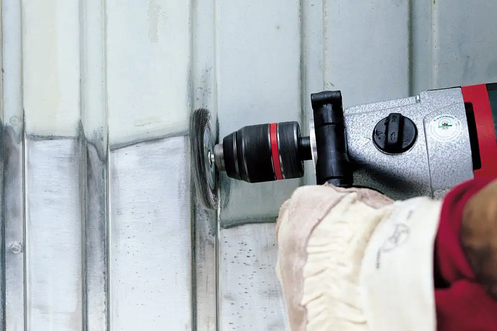 Wolfcraft Scheibendrahtbürste Ø 75 x 10 mm Schaft Ø 6 mm