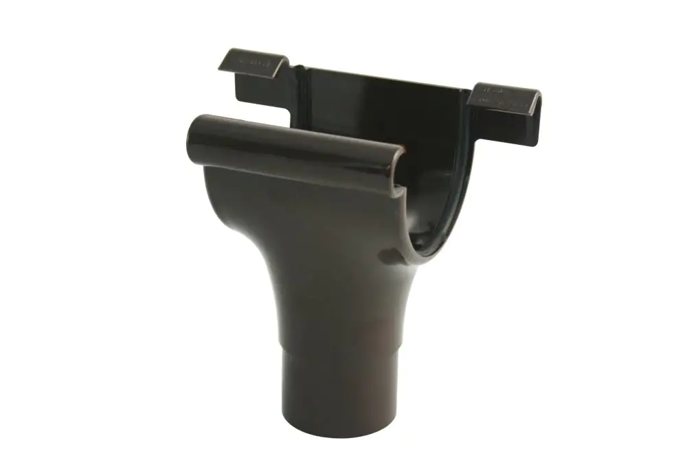 Marley Rinnenstutzen NW 75/53 mm, halbrund, braun