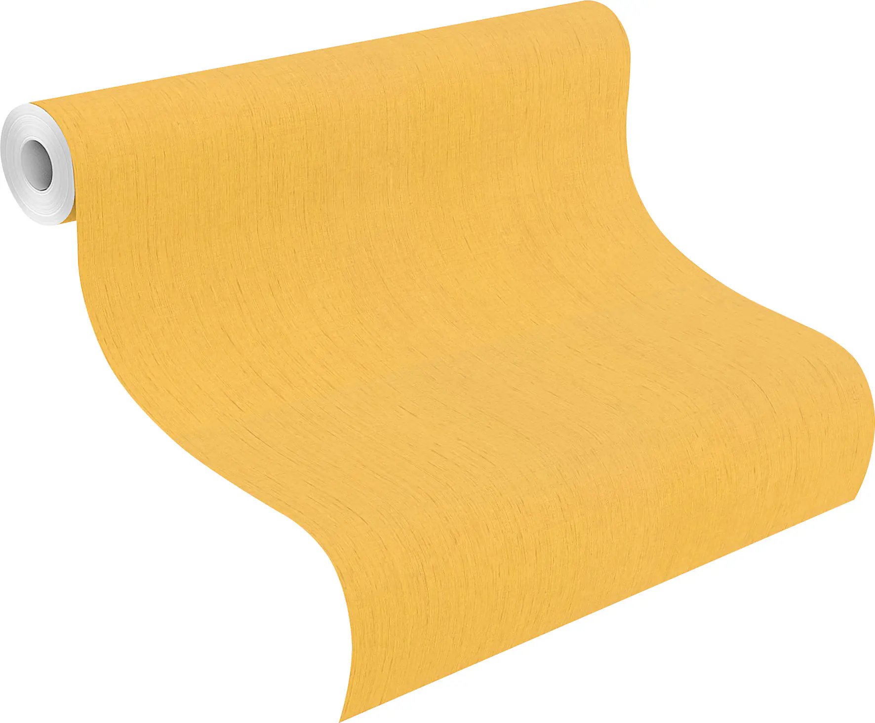 Rasch Vliestapete 746082 Gelb-Ocker Uni 10,05 m x 0,53 m