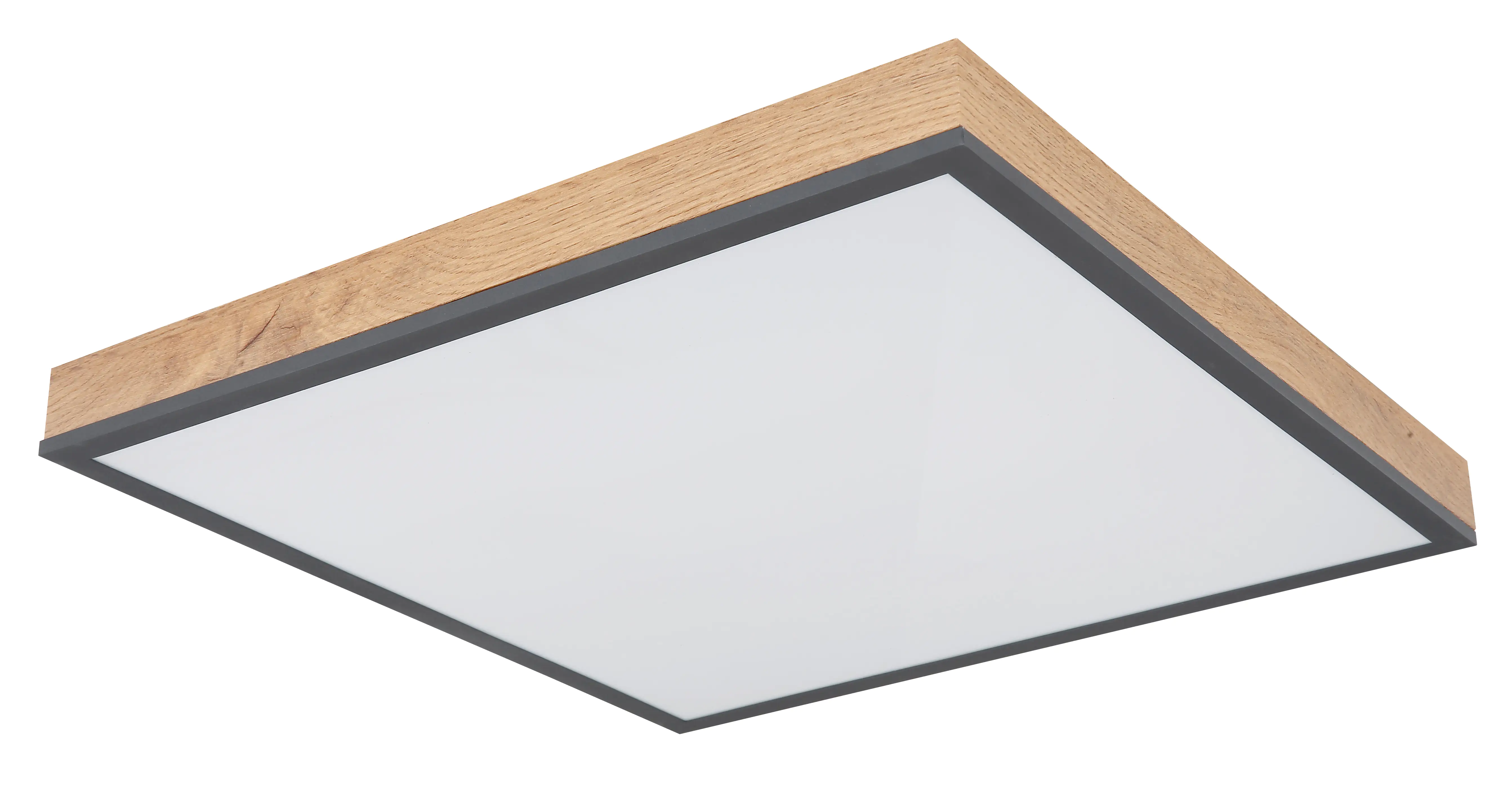 9007371418992 Globo LED Deckenleuchte Doro gaphit-eiche 45 x 45 cm