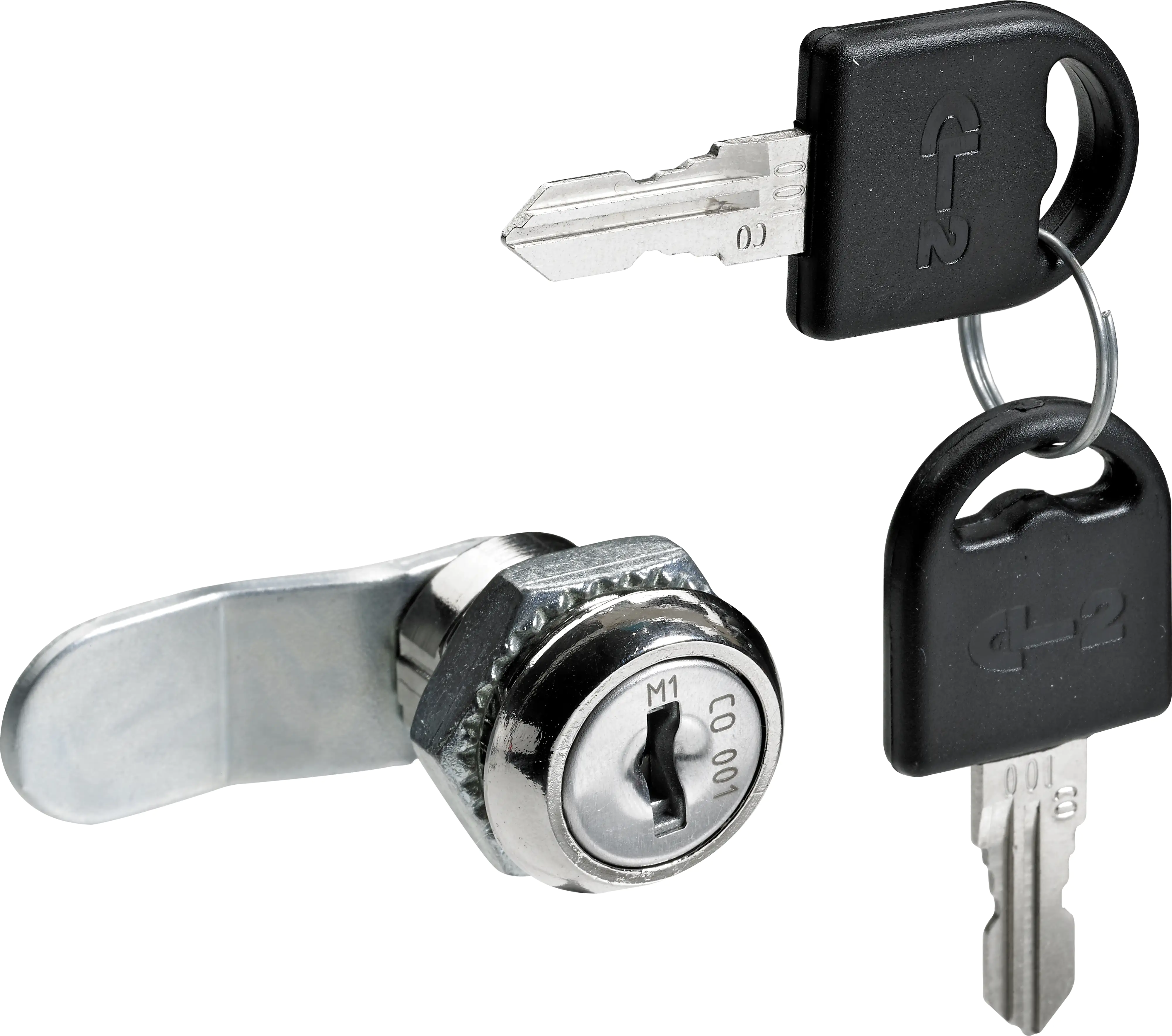 Hettich Zylinderhebelschloss mit gekröpftem Riegel Zylinder Ø 19 mm