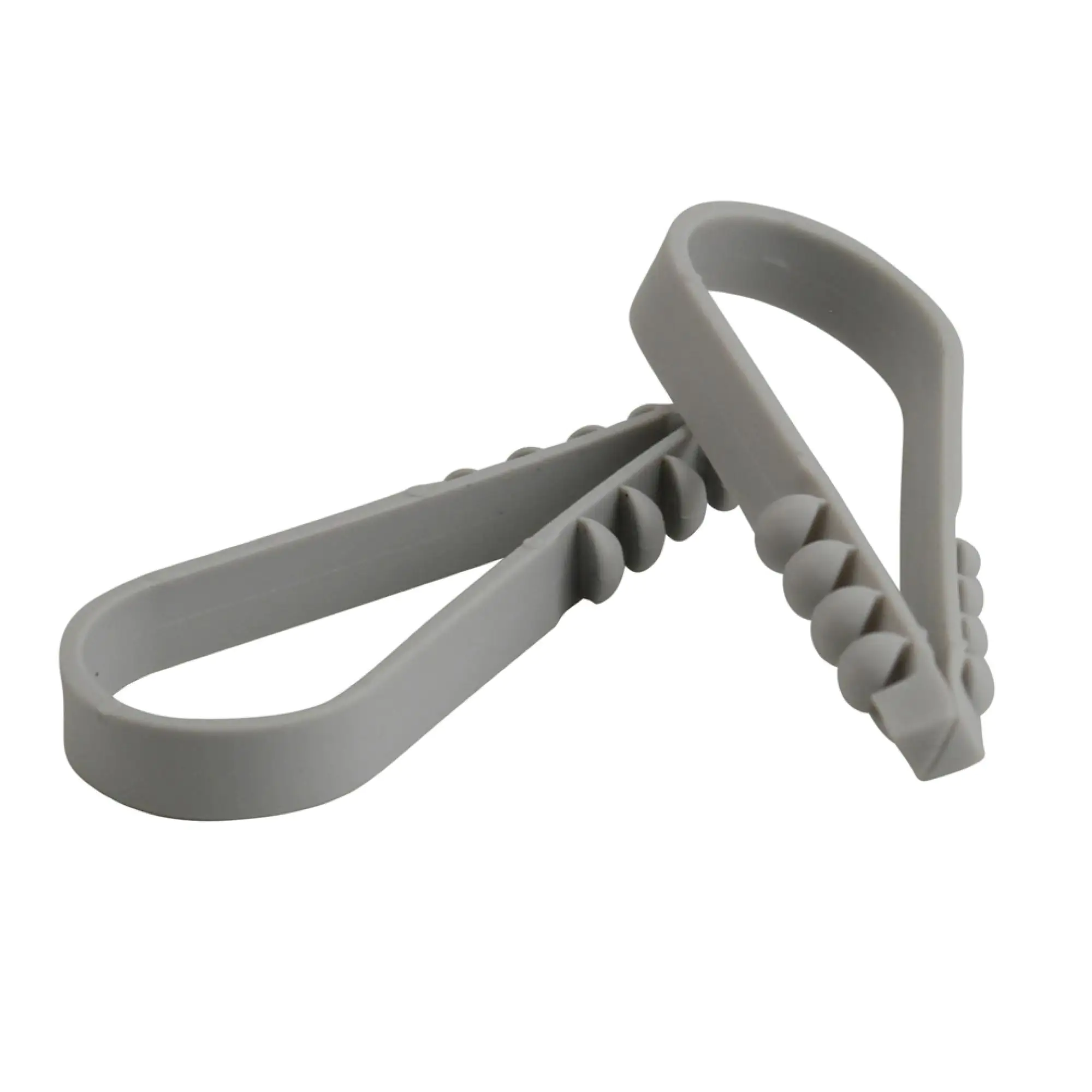 Dübelklemmschelle 6 - 20 mm grau, 20 Stück