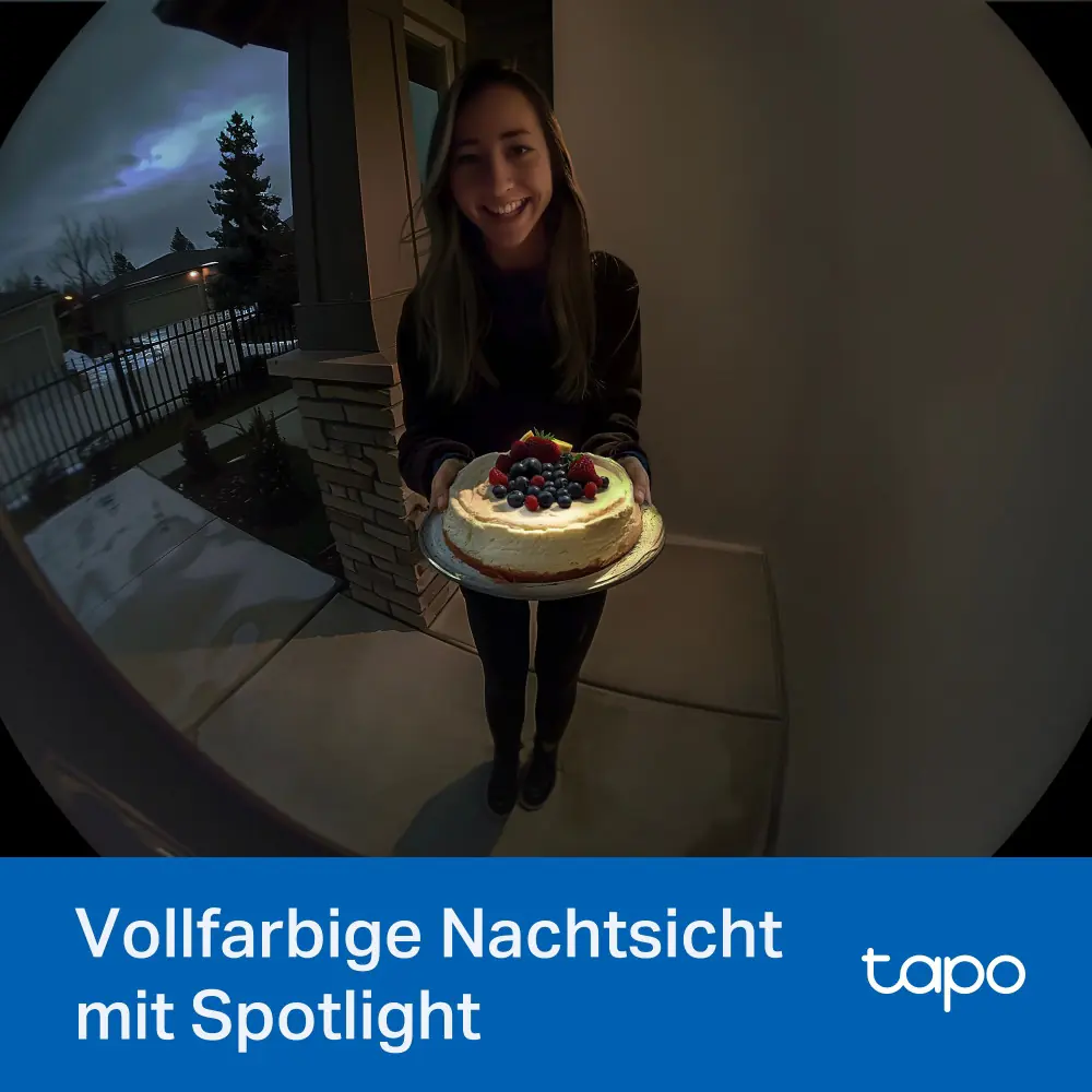 TP-Link Türklingelkamera Tapo D235 Smart Video schwarz