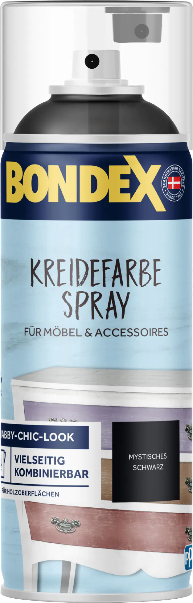 Bondex Kreidefarbe Spray 400 ml mystisches Schwarz Bondex Kreidefarbe Spray 400 ml mystisches Schwarz