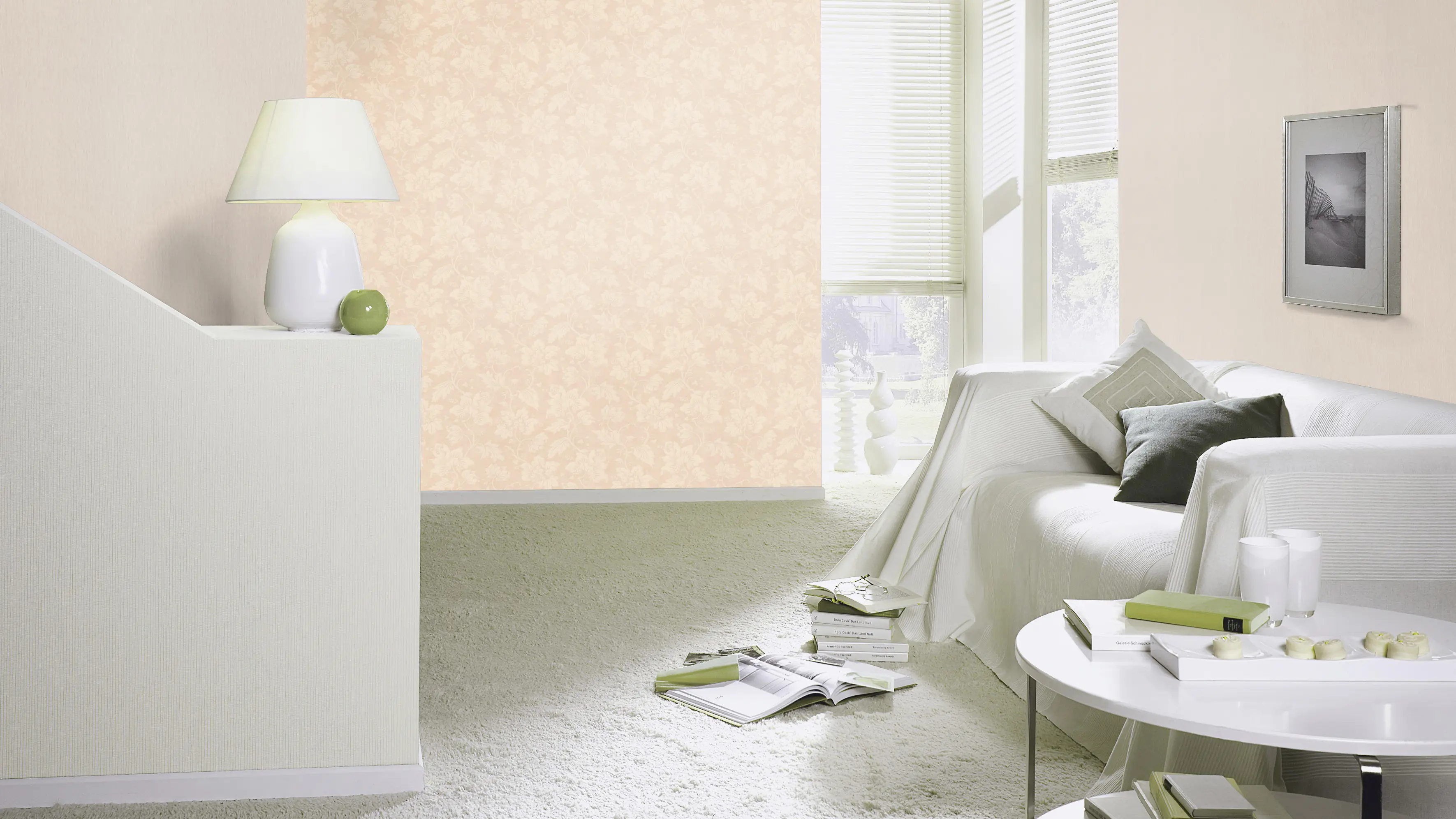 Rasch Vliestapete 570021 Trianon XIII textikstruktur rose, 10,05 x 0,53 m