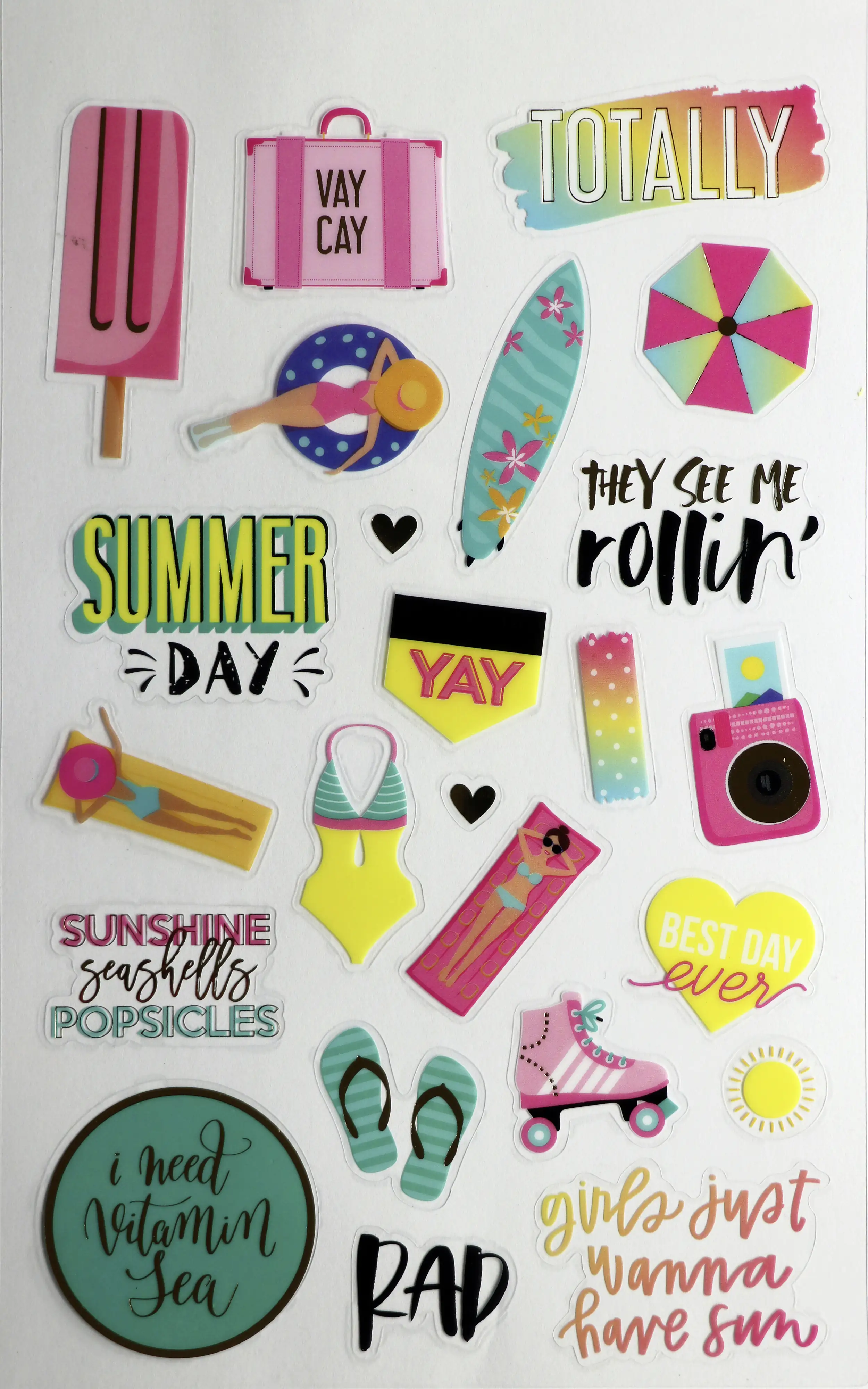 7610877560588_2461498 Glorex Sticker-Buch Summer Fun