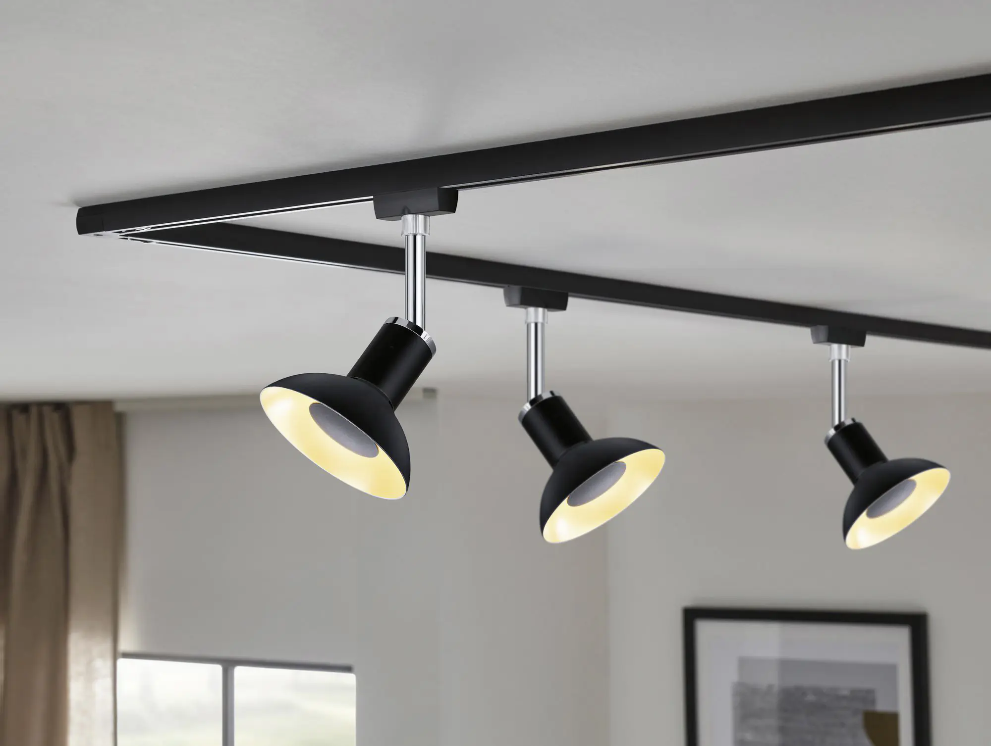 Paulmann LED Leuchtmittel Deko Reflektor GU10 4,9 W schwarz gold dimmbar