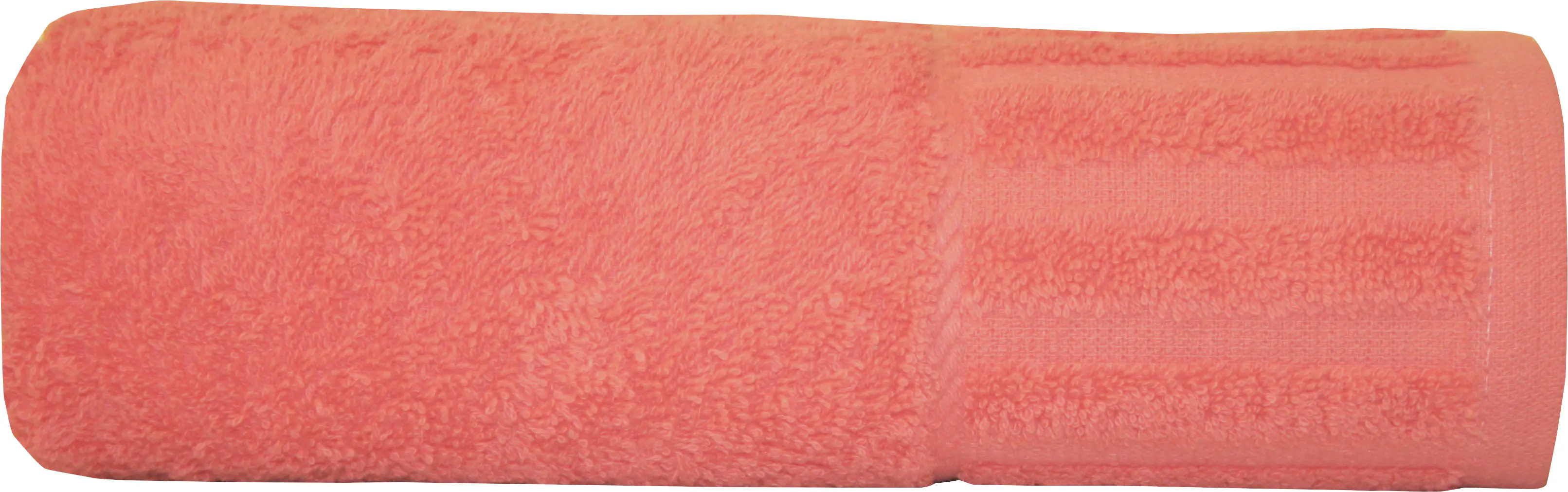 Badetuch Uni Baumwolle 100 x 150 cm hellrot