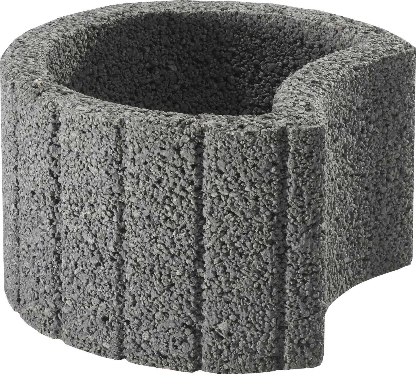 Kann Pflanzstein Klein 35 x 28 x 20 cm anthrazit Kann Pflanzstein Klein 35 x 28 x 20 cm anthrazit