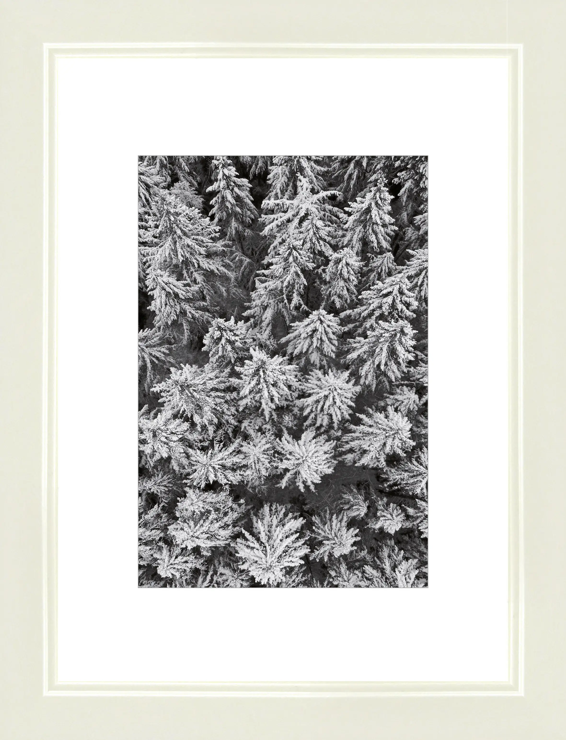 Bilderrahmen Modern cremeweiß, 13 x 18 cm