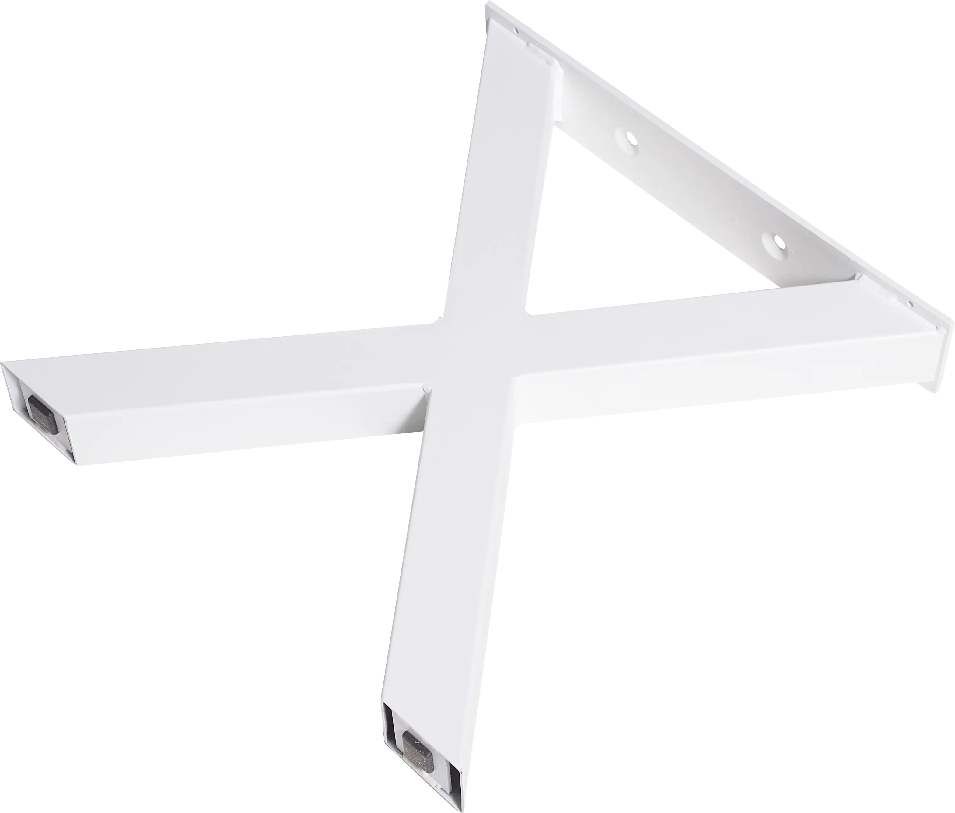 4004589020363 Dieda Bankgestell X-Form weiß Maße (L x B x H): 420 x 400 x 70 mm
