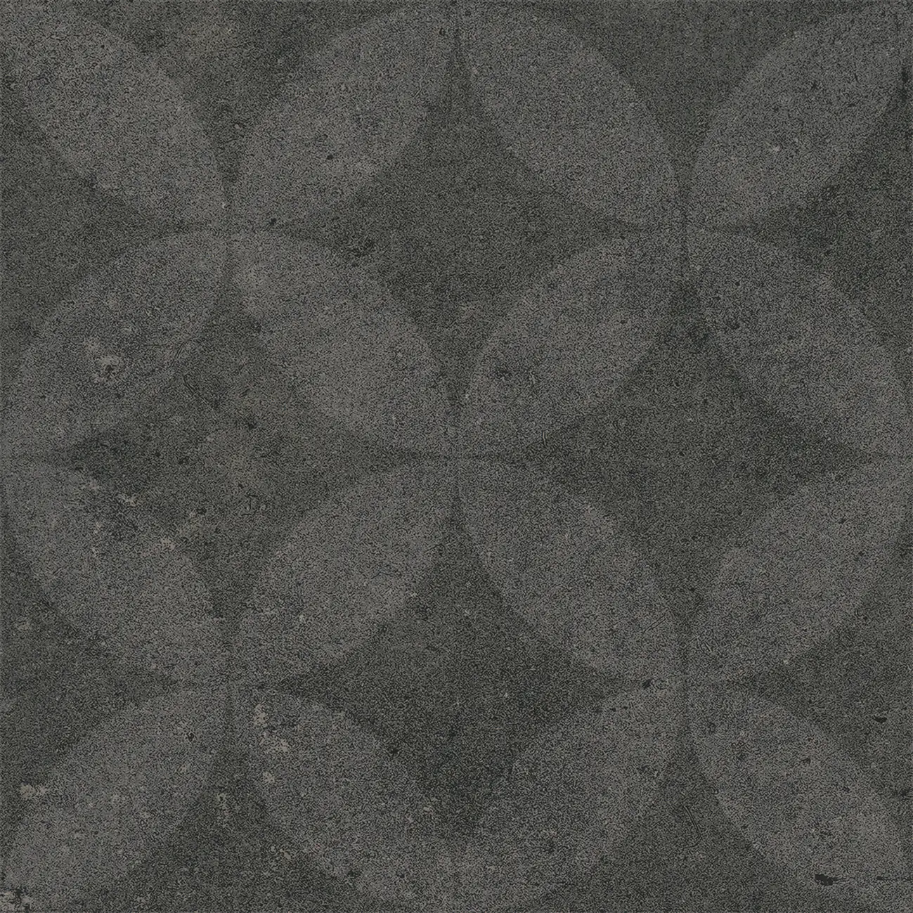 8698109669918_7 Bodenfliese Feinsteinzeug Naples 60 x 60 cm dunkelgrau Dekor