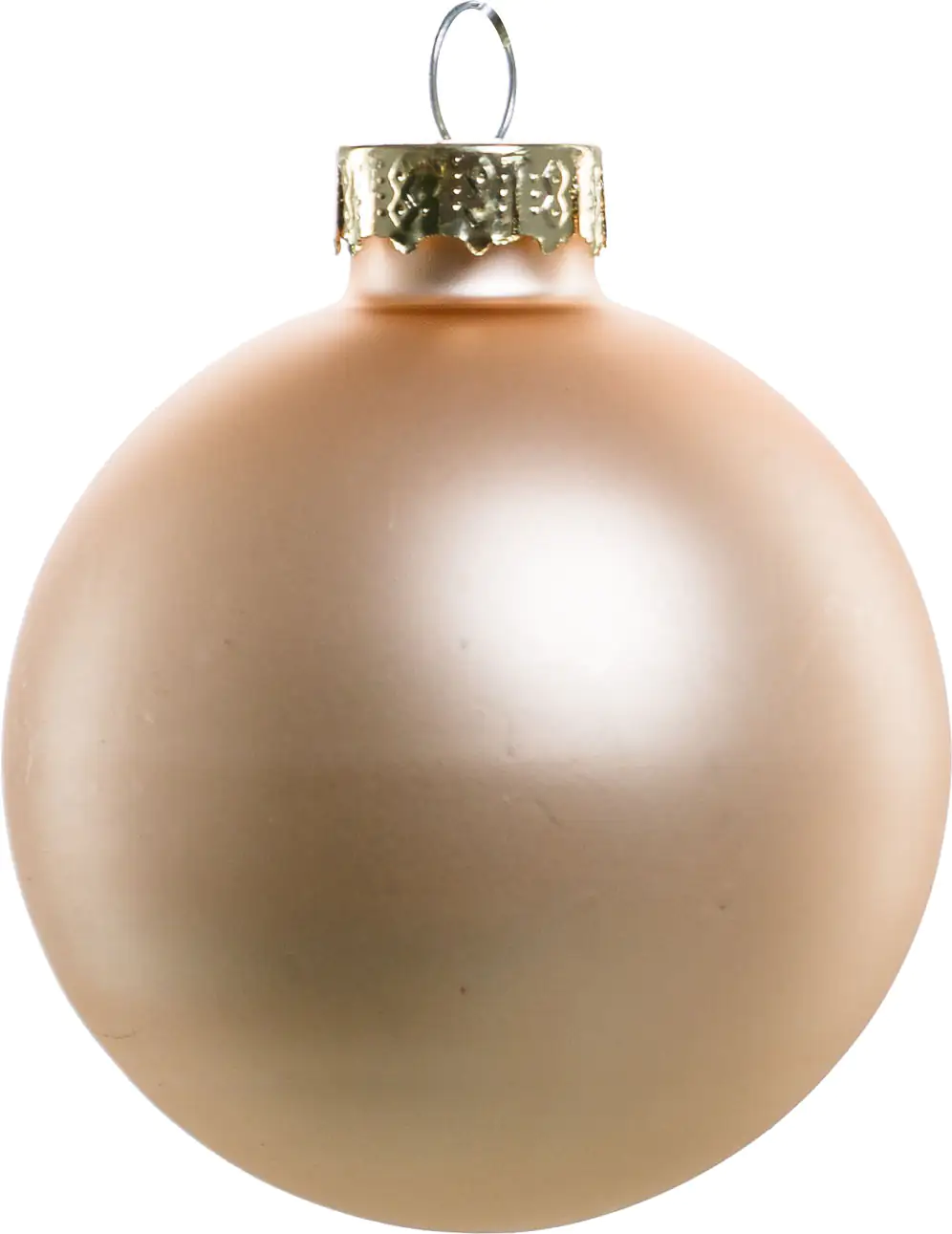 2076601553410_03 TrendLine Weihnachtskugeln aus Glas Ø 6 cm champagner 20 Stück
