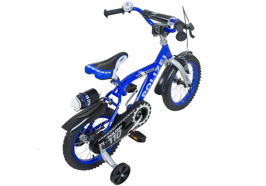 Hi5 Kinderfahrrad Polizei 16 Zoll blau/schwarz