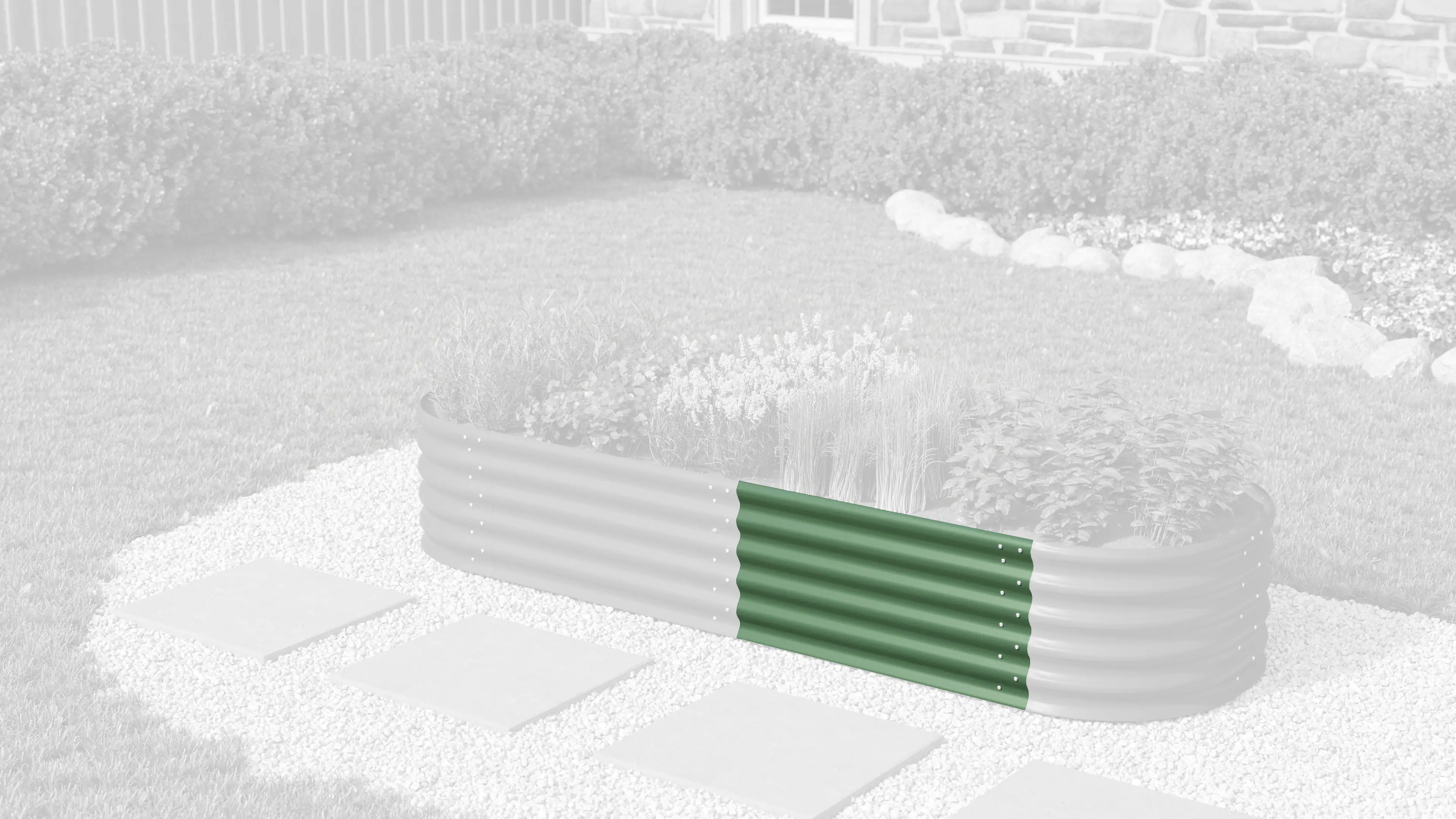 Vitavia Erweiterung Stretched zu Hochbeet 401 80 x 40 cm seegras