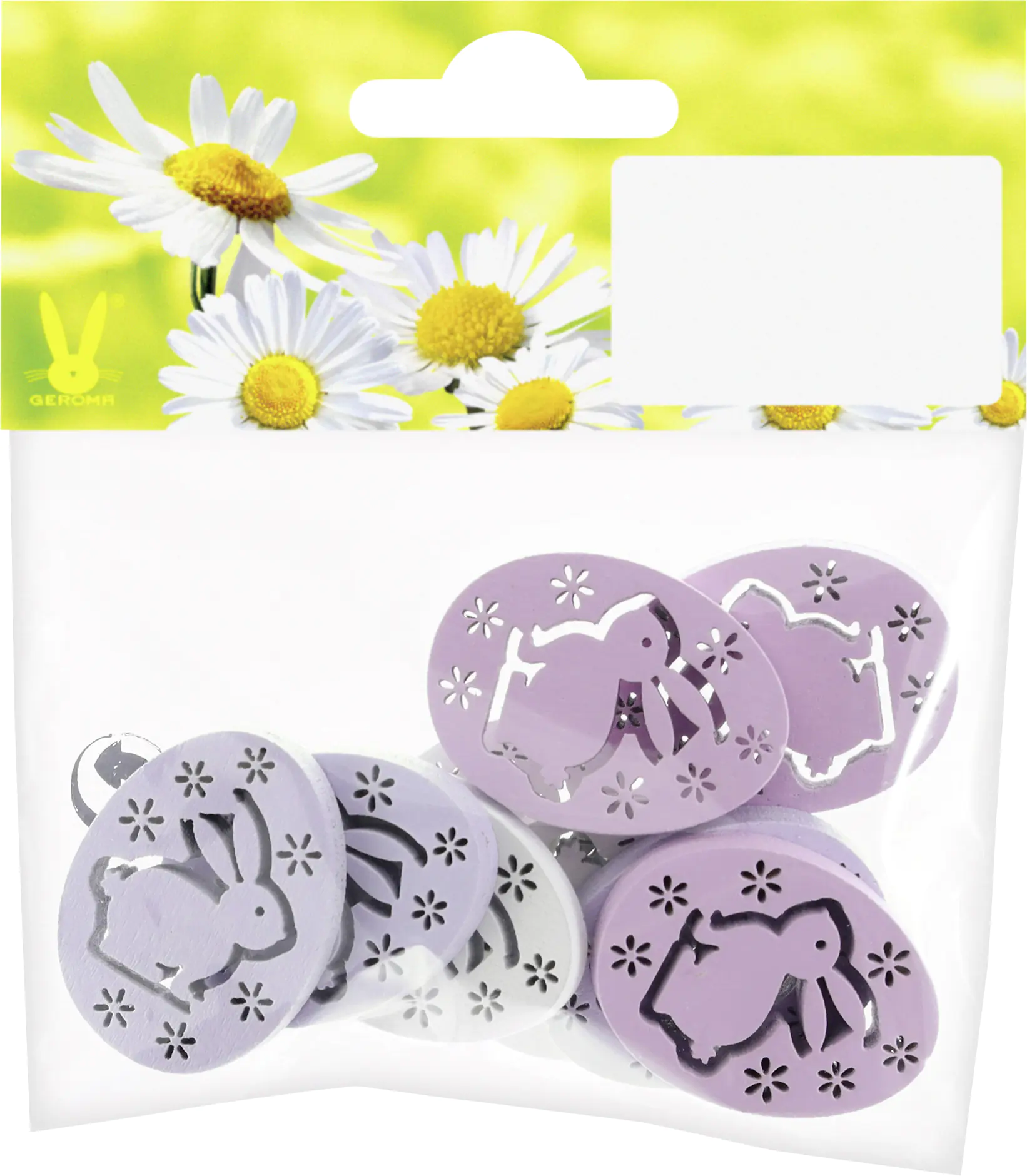 Streudeko Ostererier Holz 3,5 x 2,5 cm 9 Stück bunt