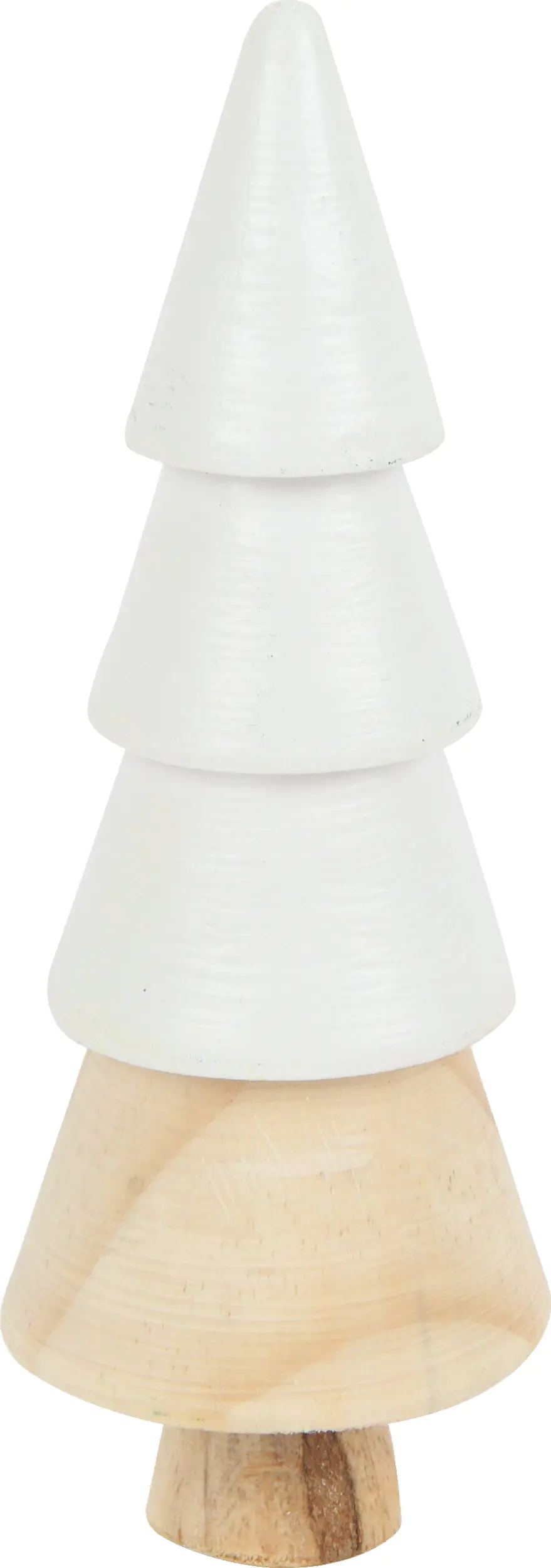 TrendLine Deko Holzbaum 5 x 14 cm weiß 