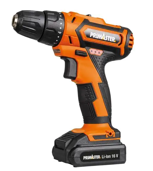 Primaster Akkubohrschrauber PMAS 16-2 16 V 1,5 Ah 40 Nm
