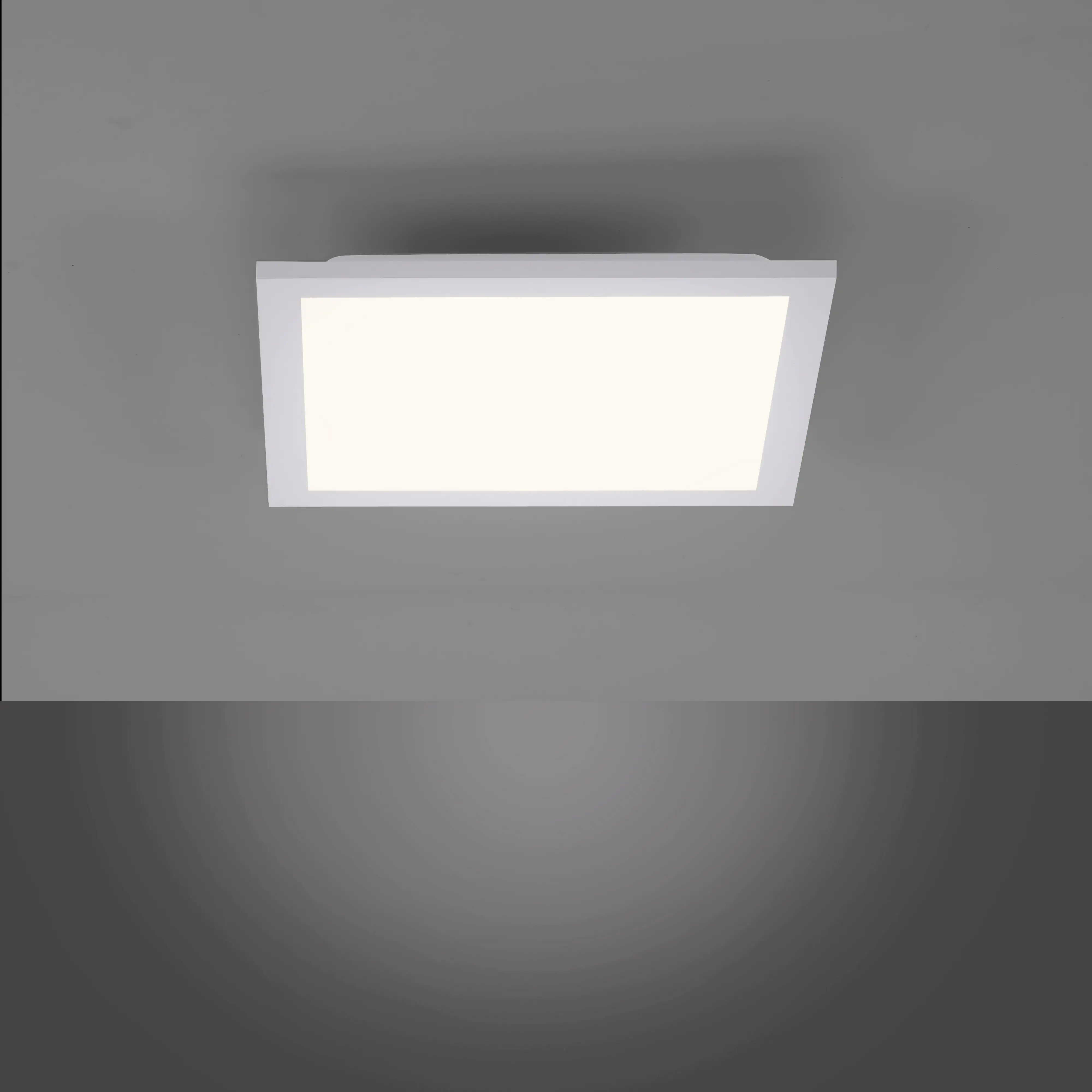 JustLight LED Deckenleuchte Flat weiß 29,5 x 29,5 cm Backlight 17 W