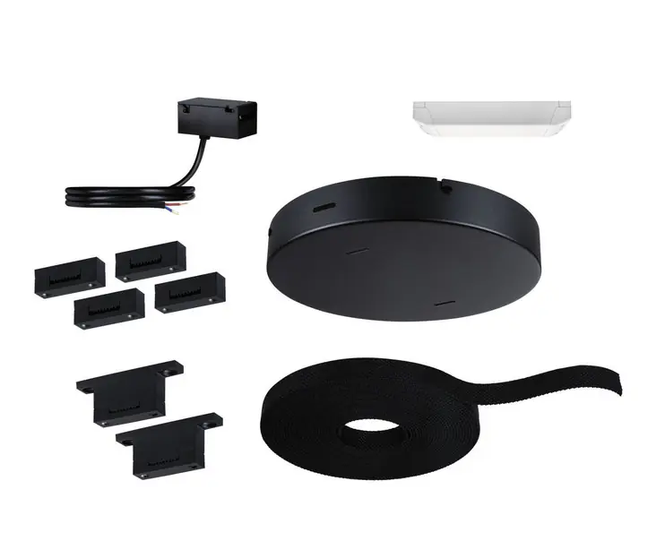 Paulmann Gurtsystem ULine Basis Set 10 m Gurt inkl. Halterungen schwarz