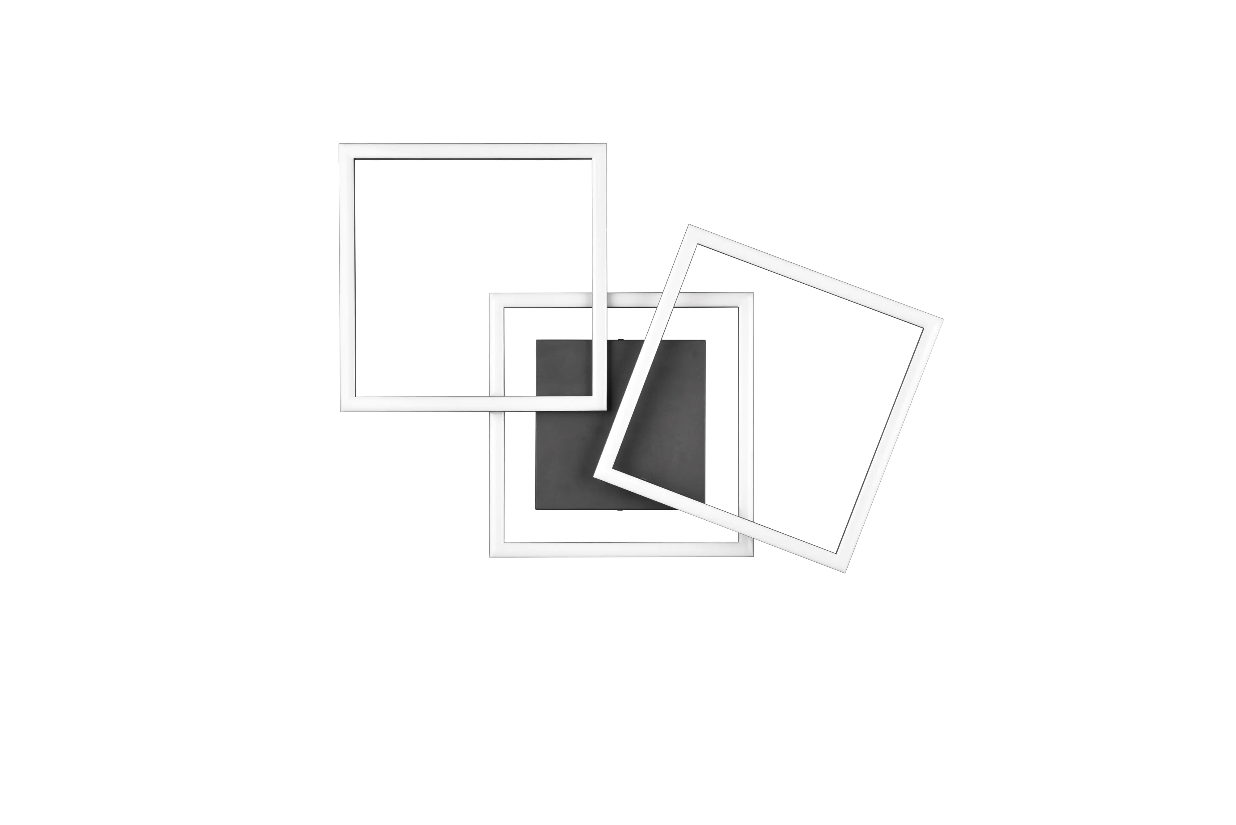 Trio Leuchten LED Deckenleuchte Trail 31W schwarz matt