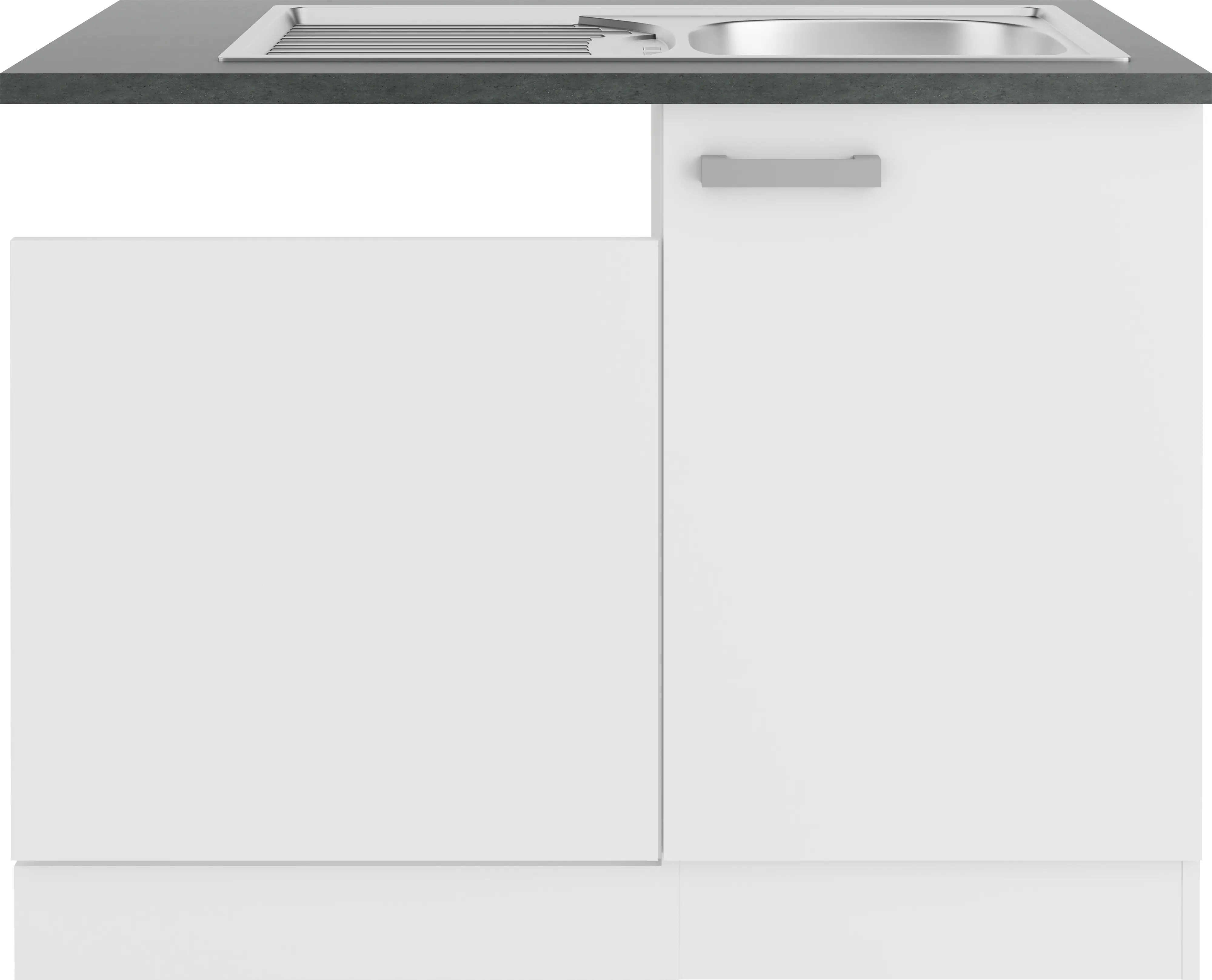 Optifit Spüle mit Unterschrank-Set Oslo 214 weiß 110 cm