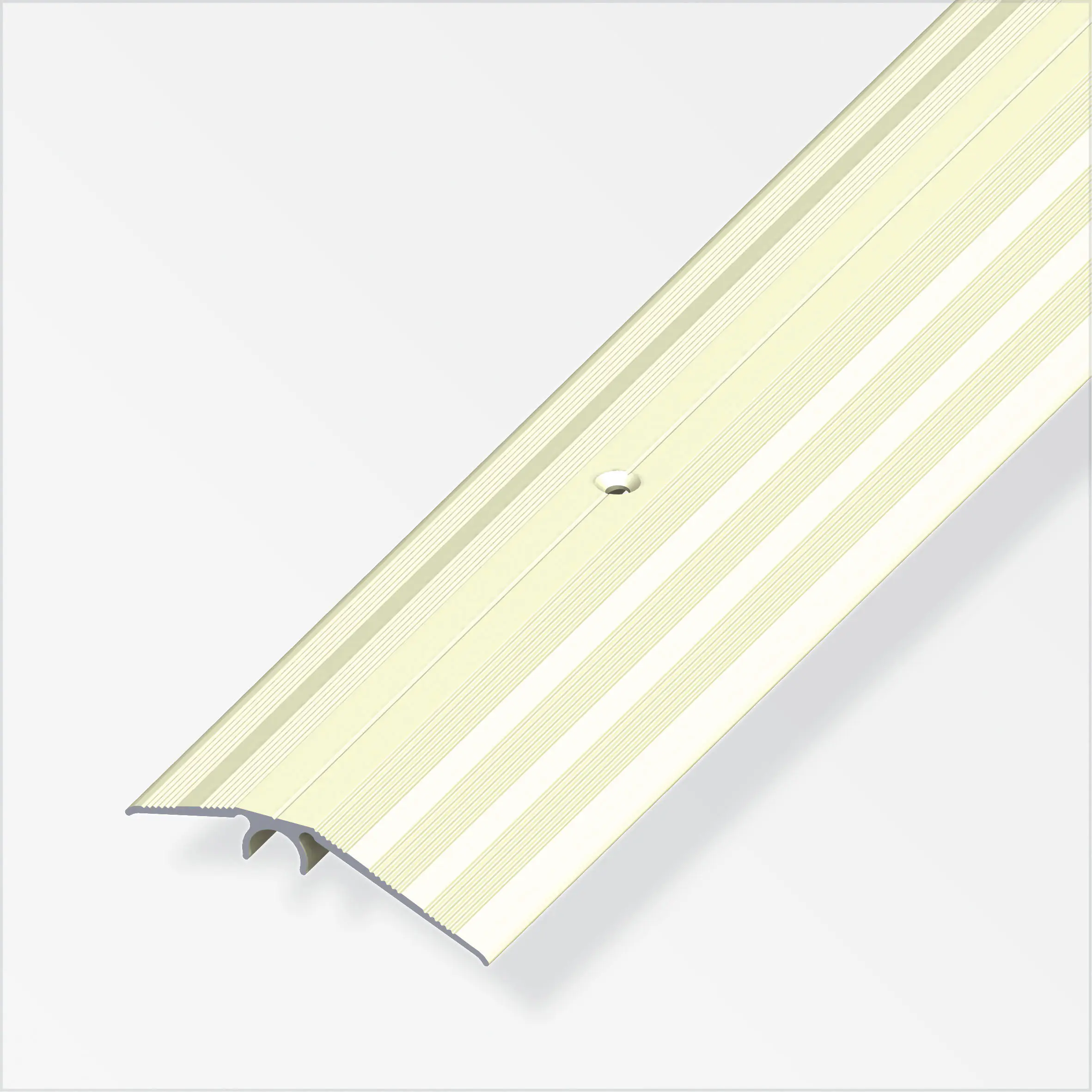 alfer Niveauausgleichs-Profil 1 m, 56 mm Aluminium eloxiert champagner alfer Niveauausgleichs-Profil 1 m, 56 mm Aluminium eloxiert champagner