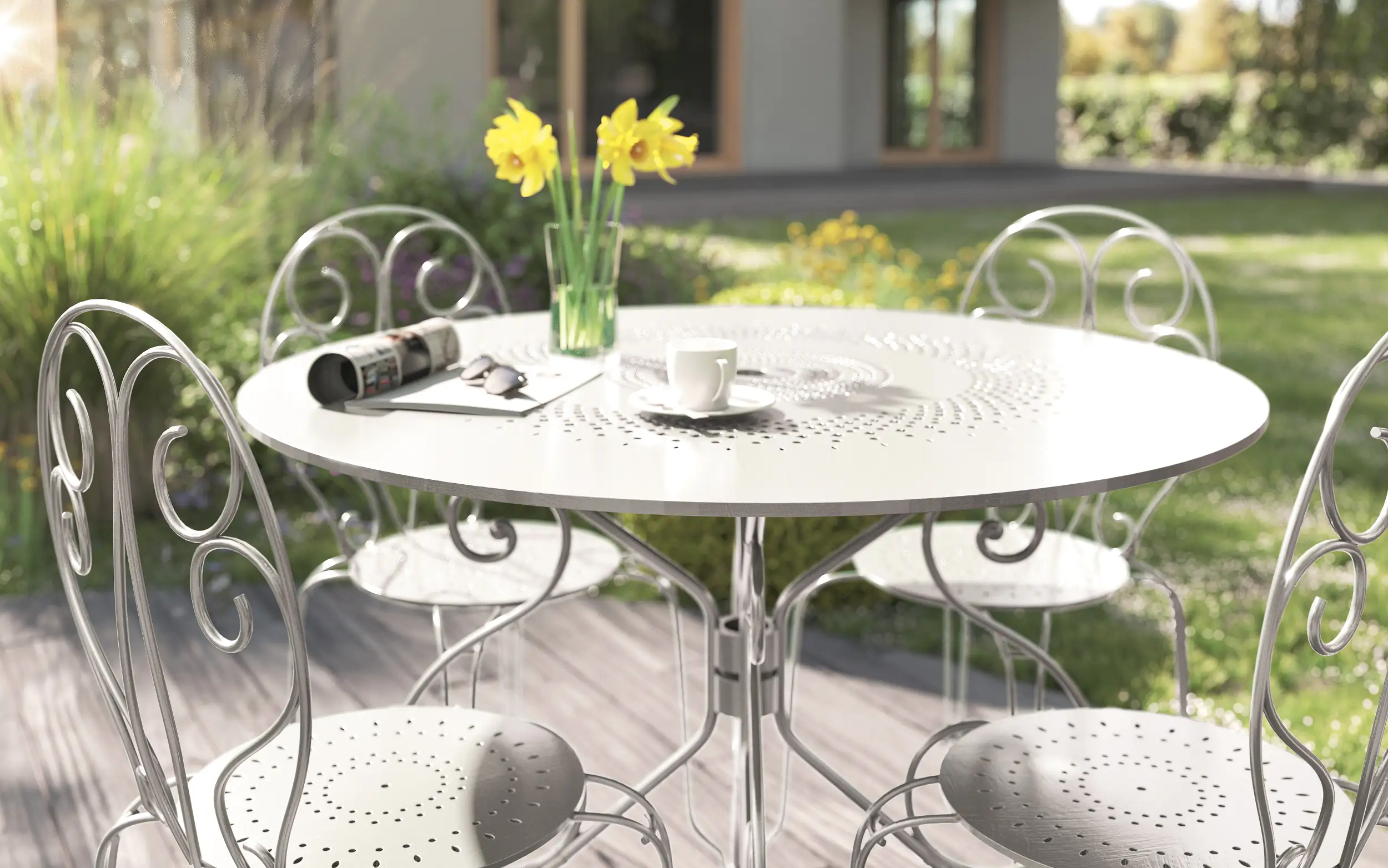 Alpina Sprühmetallschutz-Lack Anti Rost 400 ml weiß glänzend