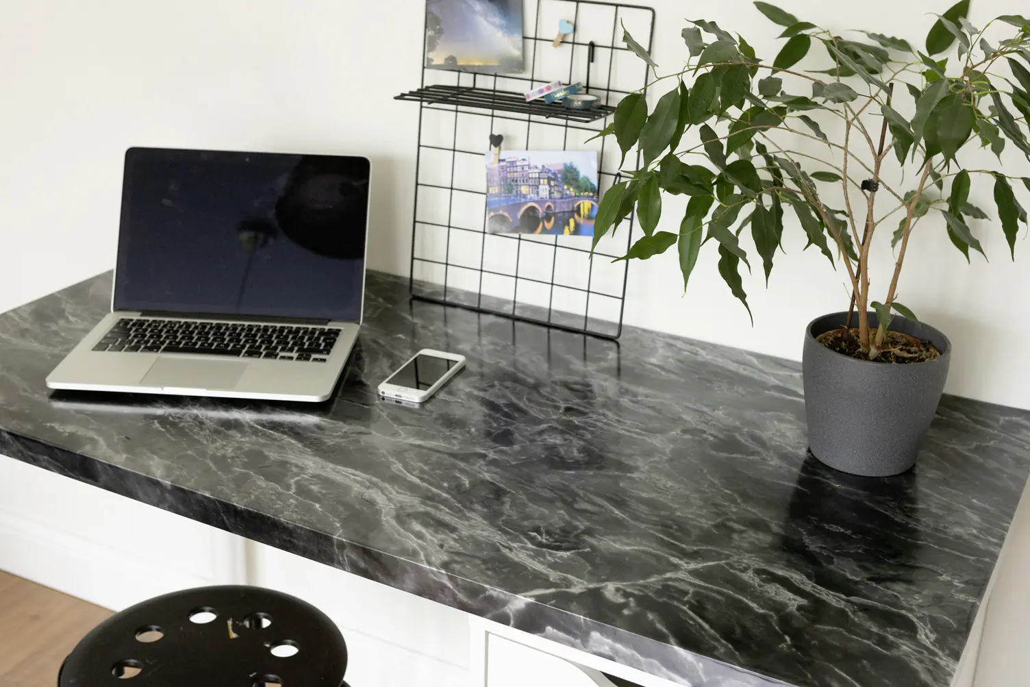 d-c-fix Selbstklebefolie Marmor Romeo silber 45 cm x 2 m