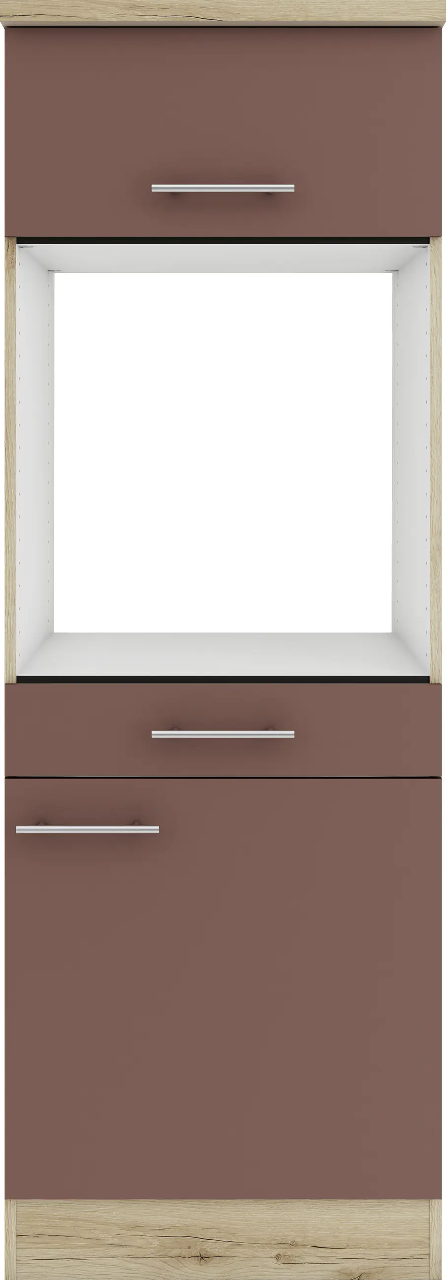 Optifit Midischrank Bari 407 rostrot/eiche 60 cm