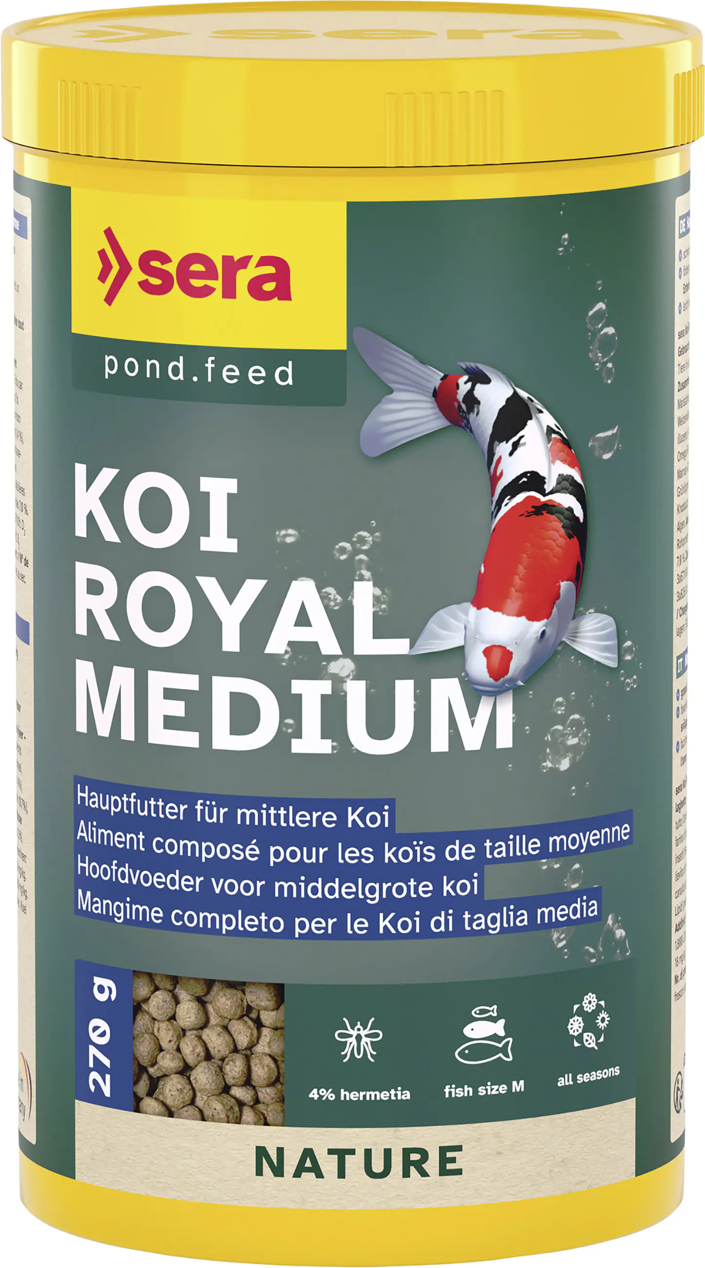 Sera Koifutter Royal Medium für mittelgroße Koi 1 L Sera Koifutter Royal Medium für mittelgroße Koi 1 L