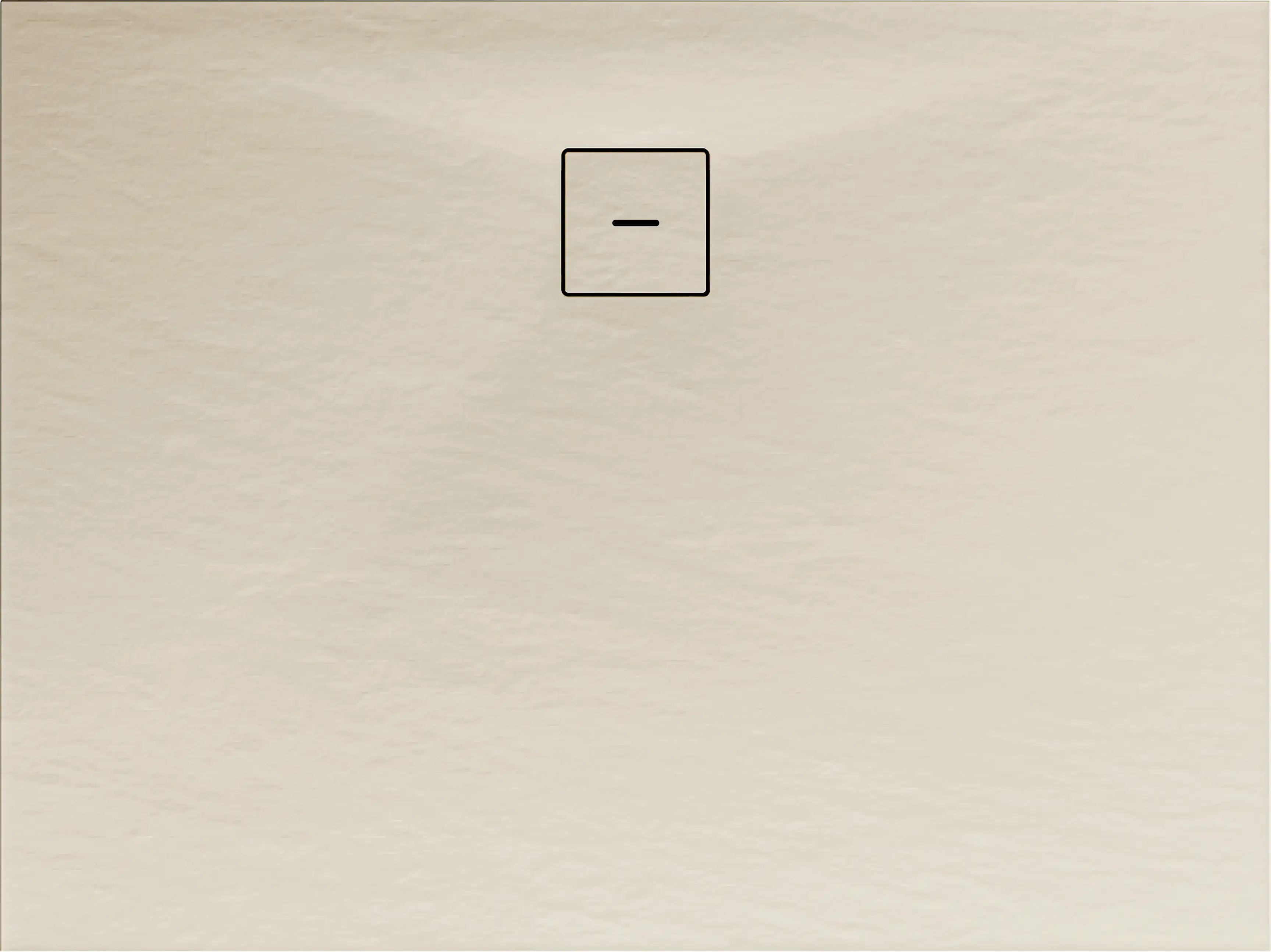 Schulte Duschwanne Steinstruktur 100 x 120 cm sand