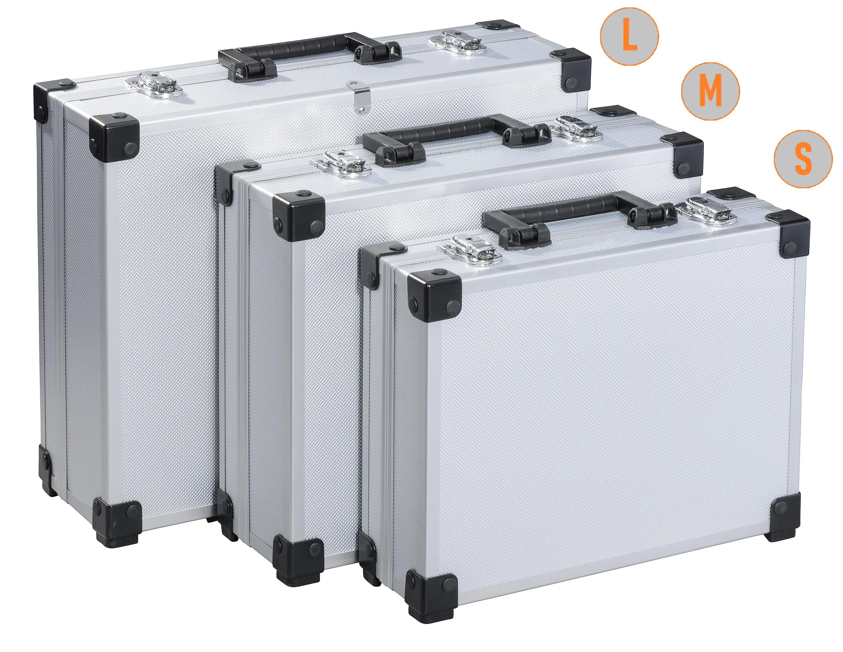 4333692000598 TrendLine Werkzeugkoffer 3er-Set unbestückt Aluminium