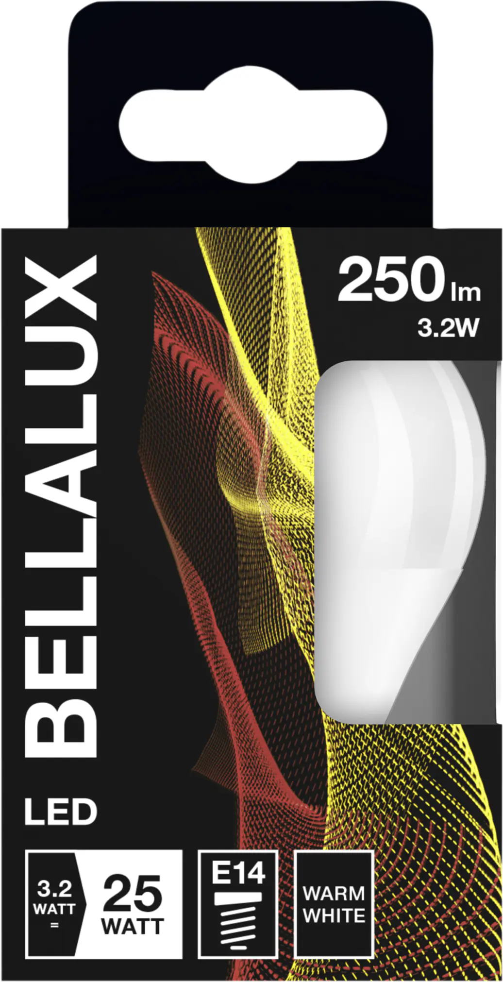 Bellalux LED Leuchtmittel Classic P25 E14 3W warmweiß, weiß matt