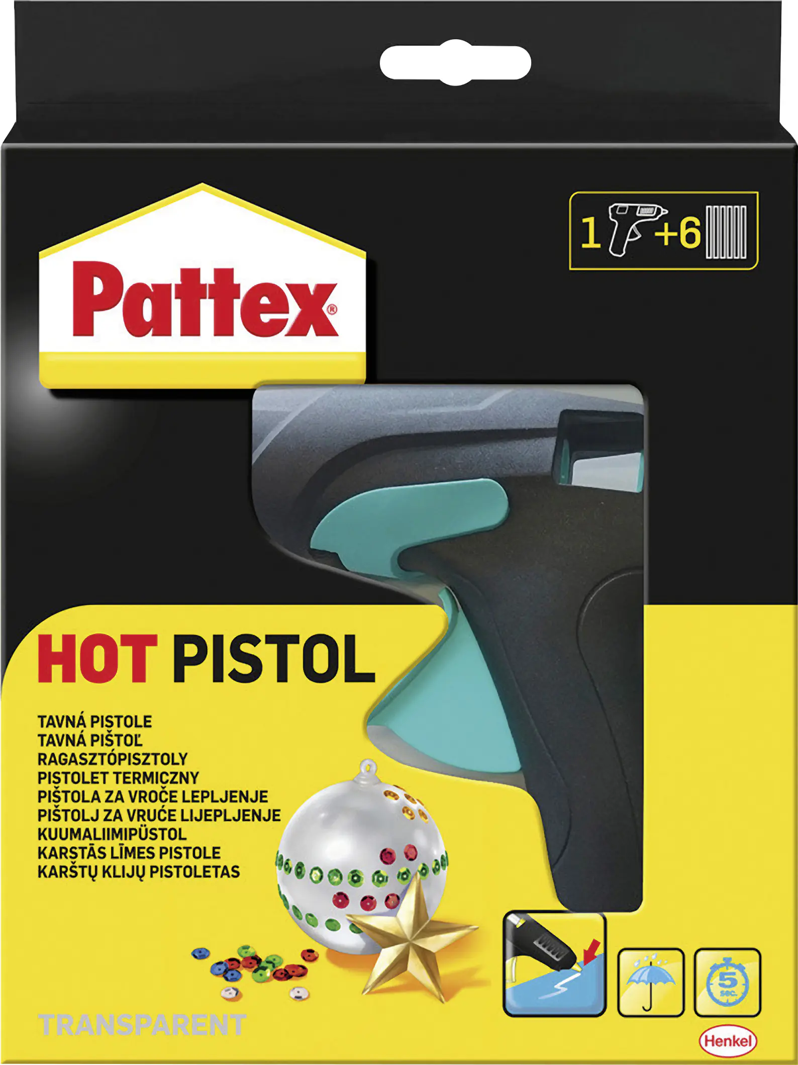 Pattex Hot Pistol Starter Set 1 Heißklebepistole Pattex Hot Pistol Starter Set 1 Heißklebepistole