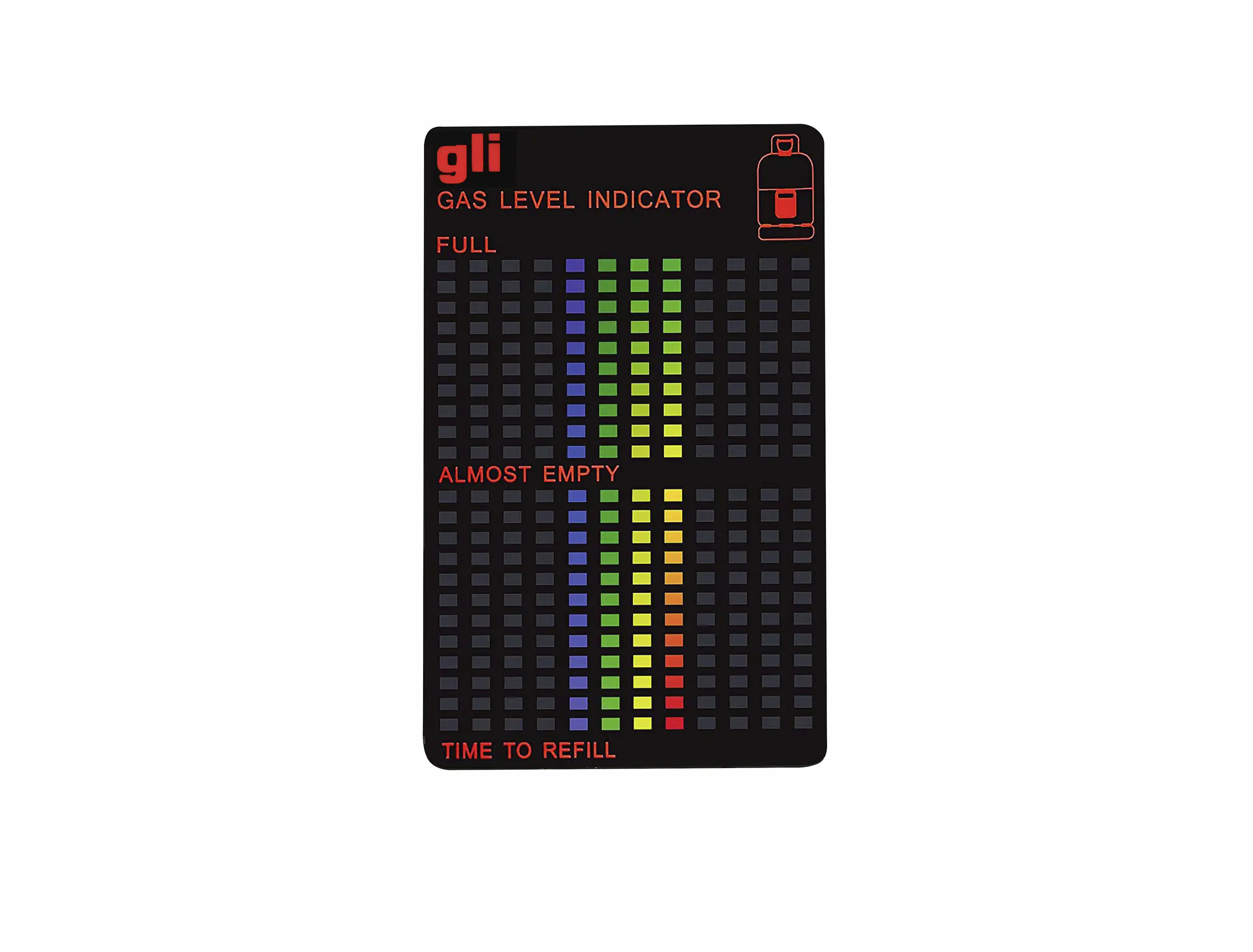 Calima Füllstandsanzeige für Gasflaschen magnetisch Calima Füllstandsanzeige für Gasflaschen magnetisch