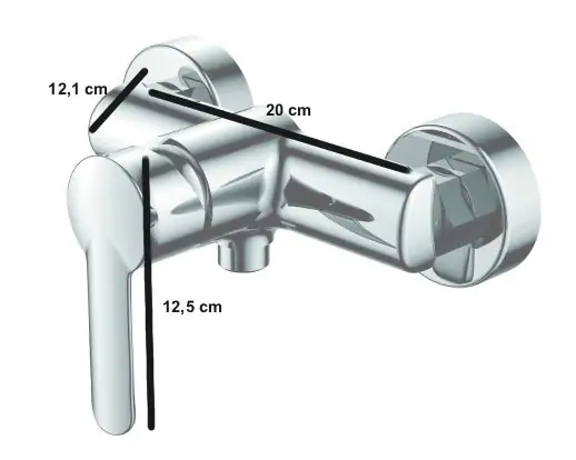 TrendLine Duscharmatur Leipzig verchromt TrendLine Duscharmatur Leipzig verchromt