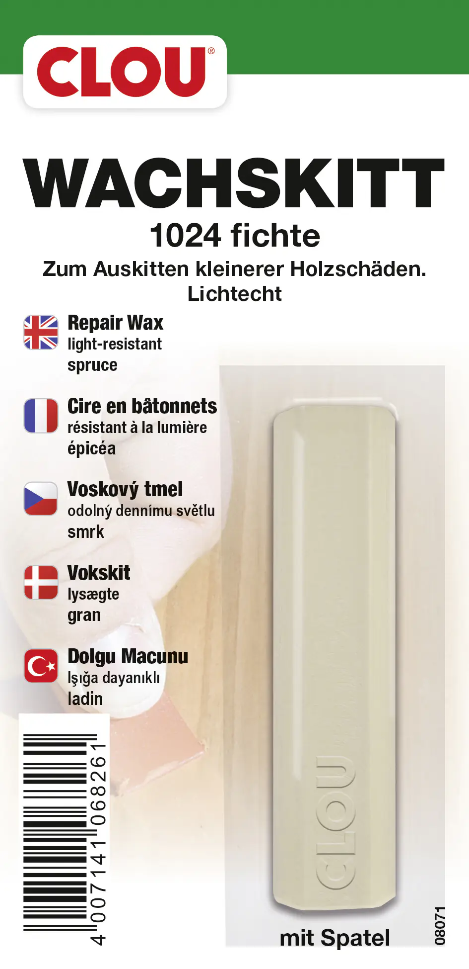 Clou Wachskitt fichte